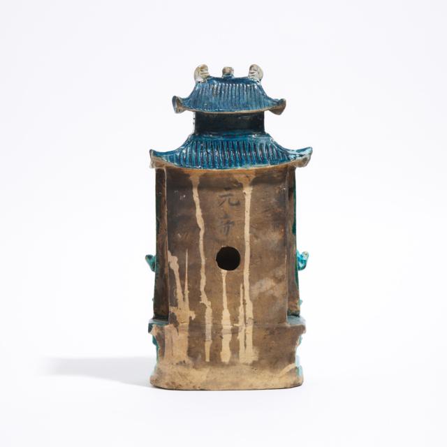 A Fahua-Type Model of a Shrine of Zhenwu, Ming Dynasty (1368-1644)