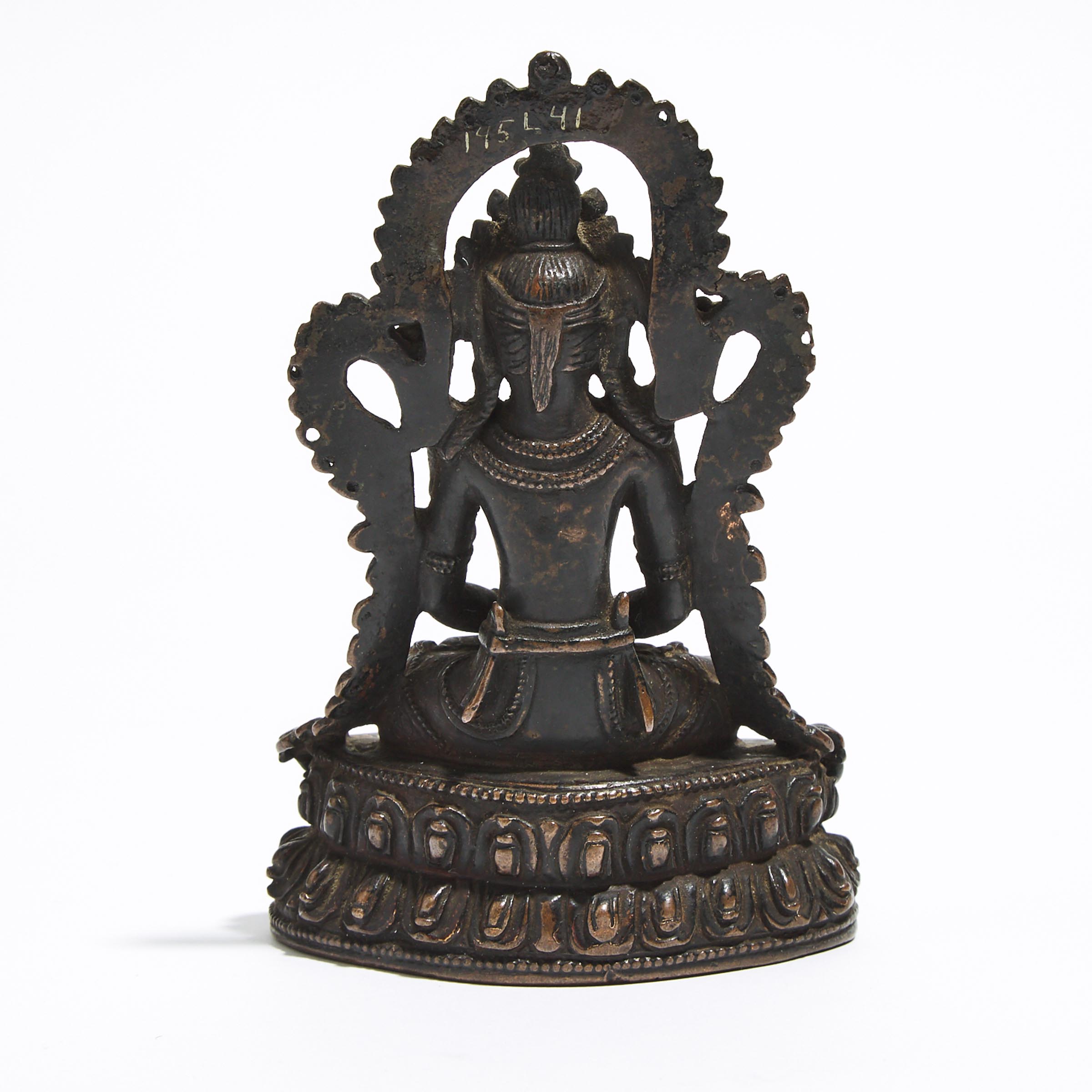 A Copper Alloy Figure of Medicine Buddha, Tibet, 14th Century or Later