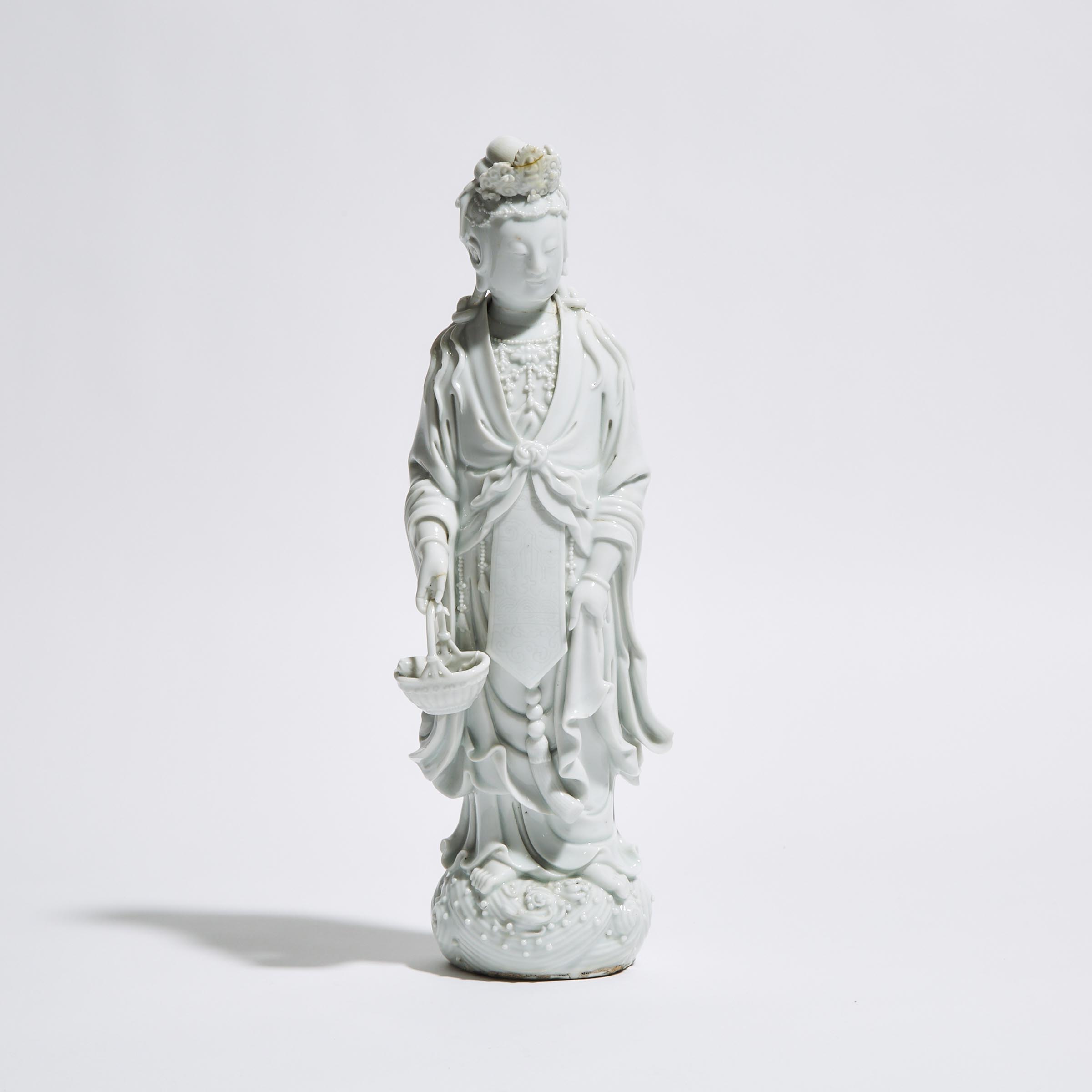 A Blanc de Chine Figure of Guanyin, Early 20th Century