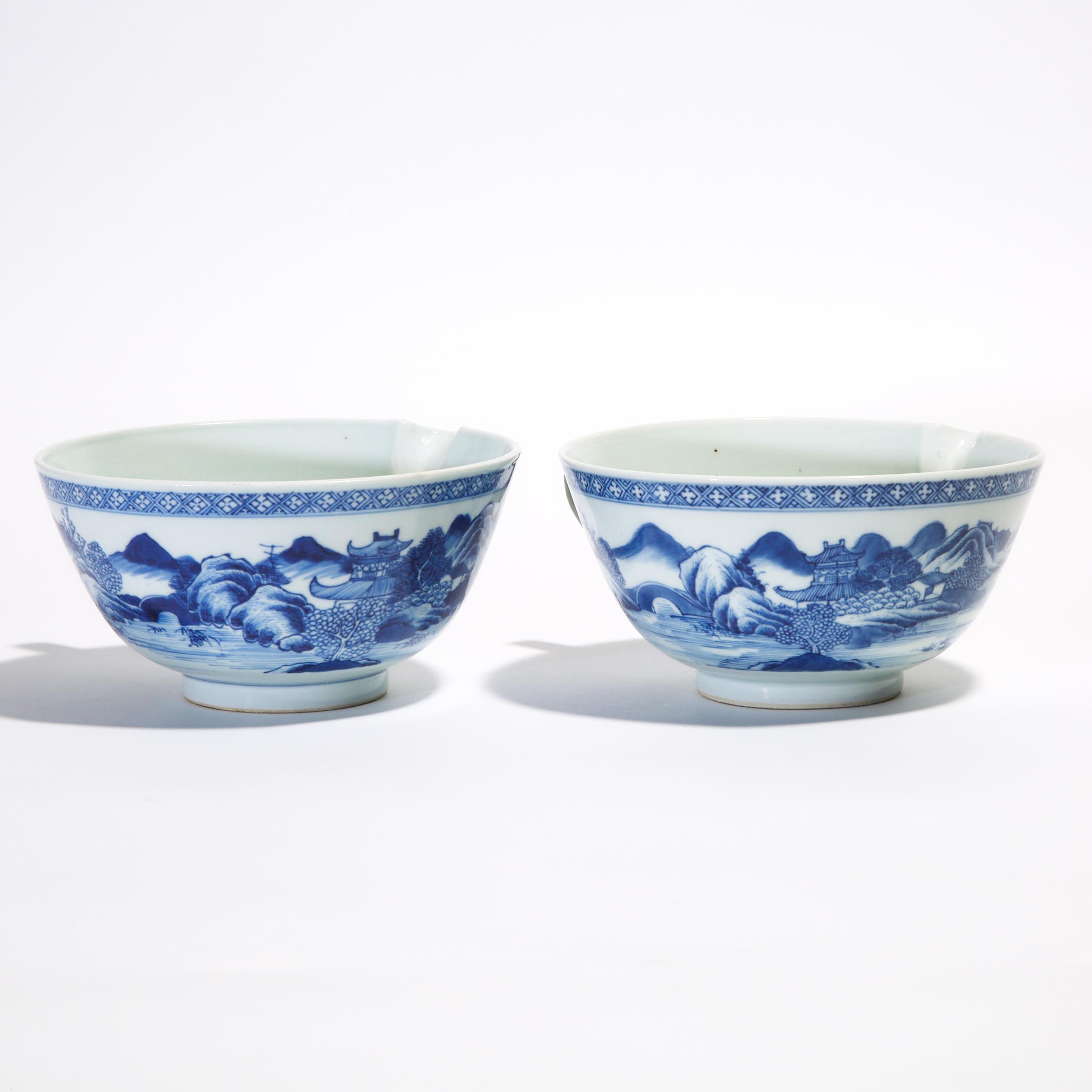 Two Large Bowl-Shaped Jugs from the Nanking Cargo, Qianlong Period, Circa 1750