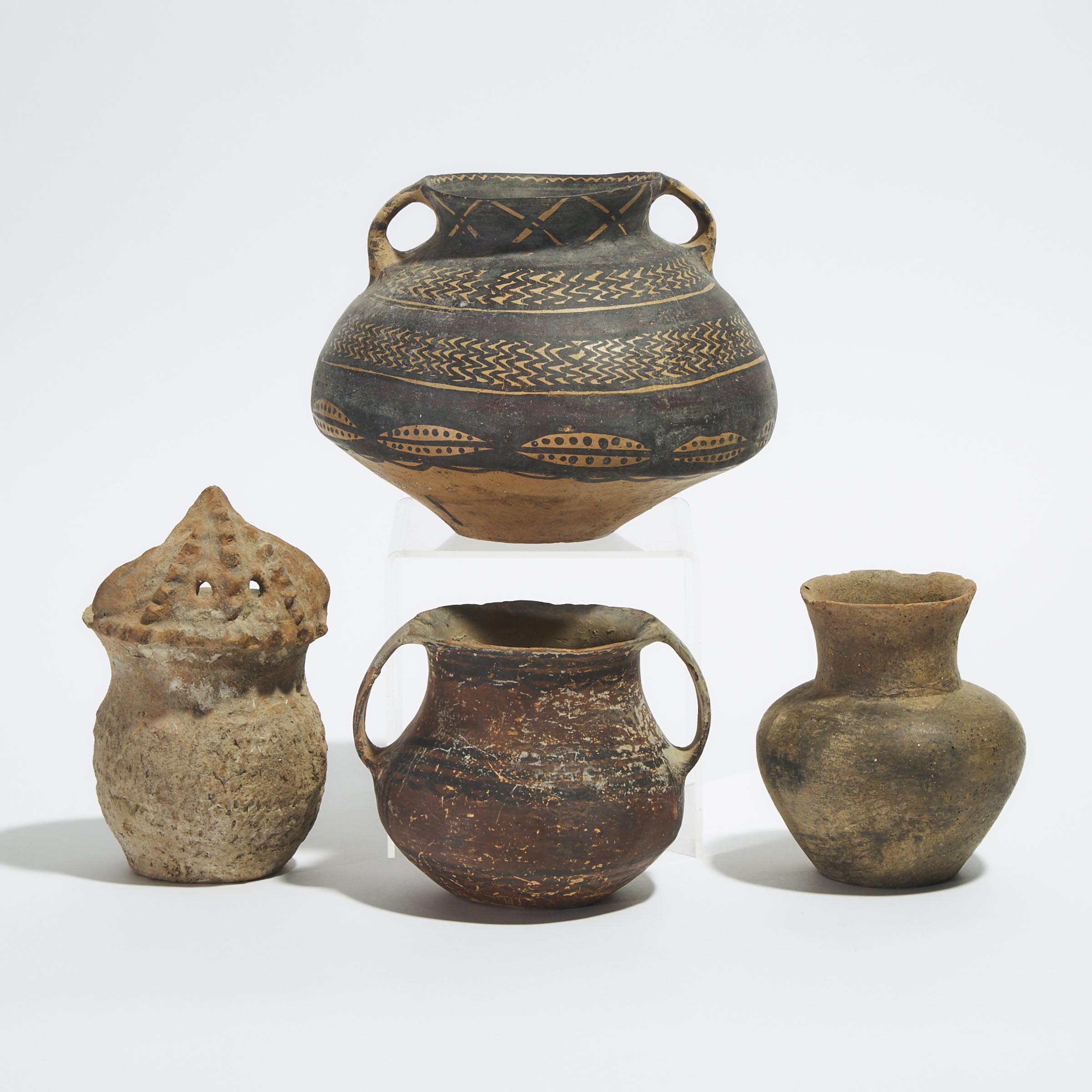 A Group of Four Pottery Jars, Neolithic Period