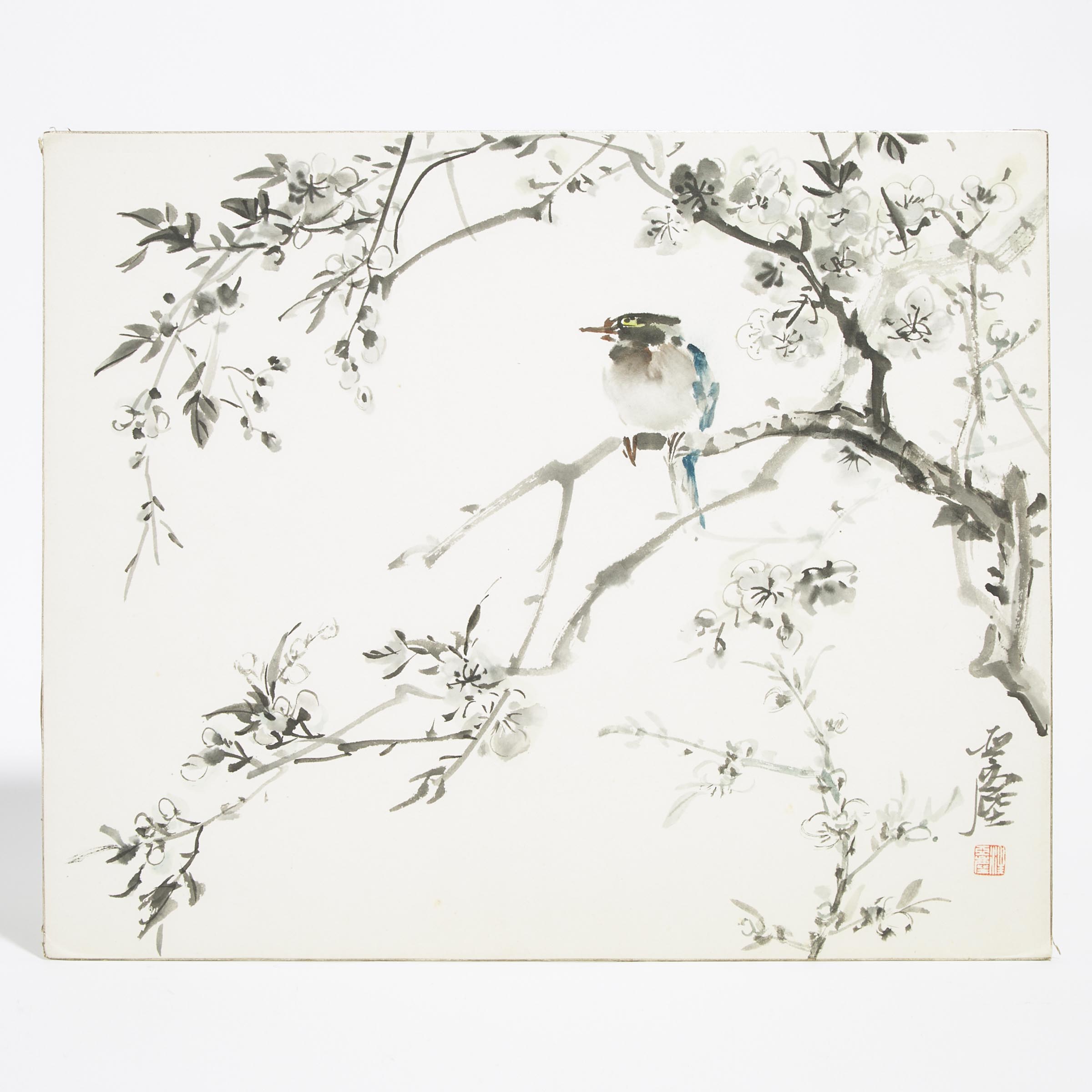 Wang Yachen (1894-1983), Bird and Flowers