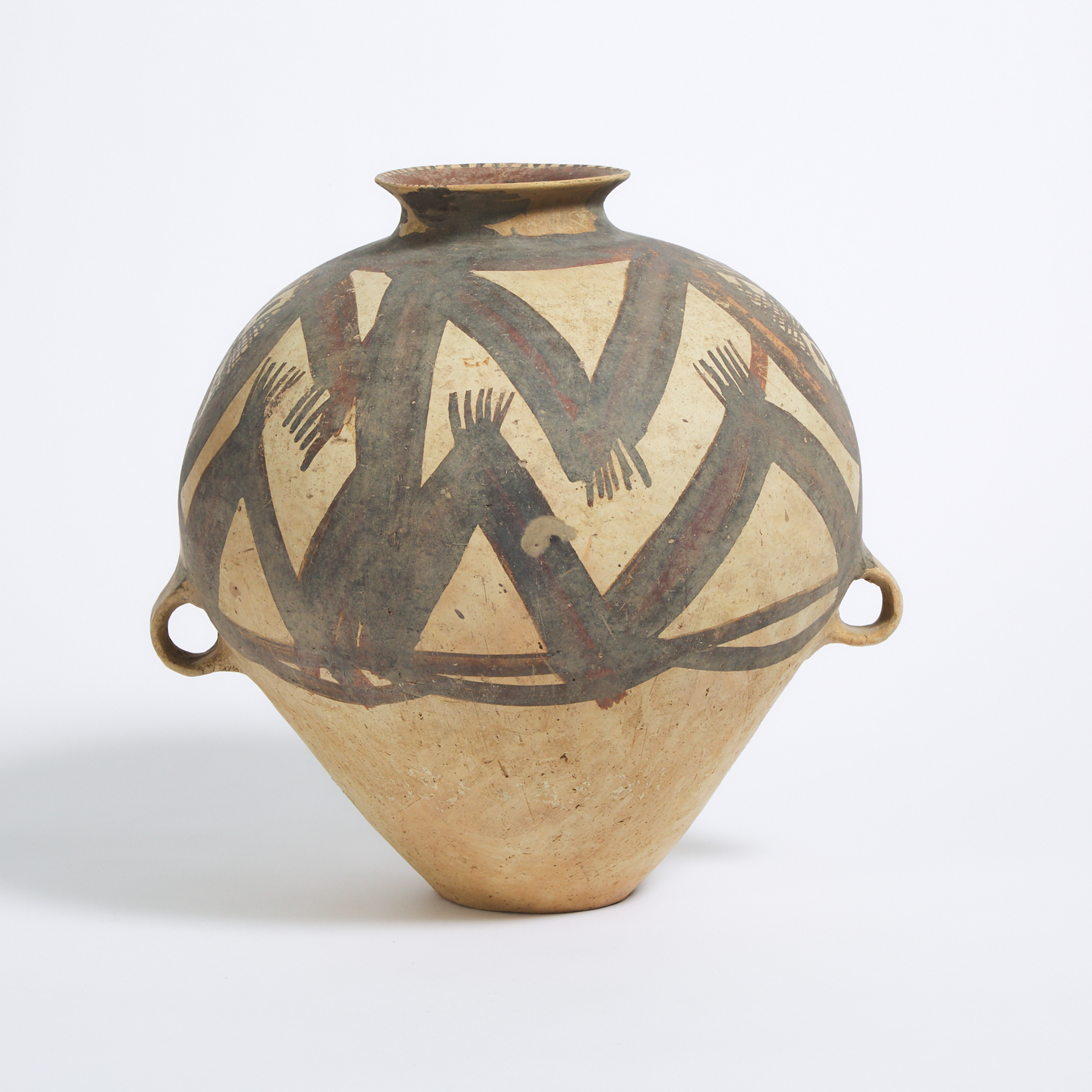 A Large Painted Pottery Jar, Majiayao Culture, Machang Phase, Neolithic Period, 3rd Millennium BC