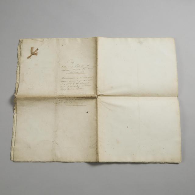 Fair Copy of William Osgoode's Last Will and Testament, 30th Aug., 1818