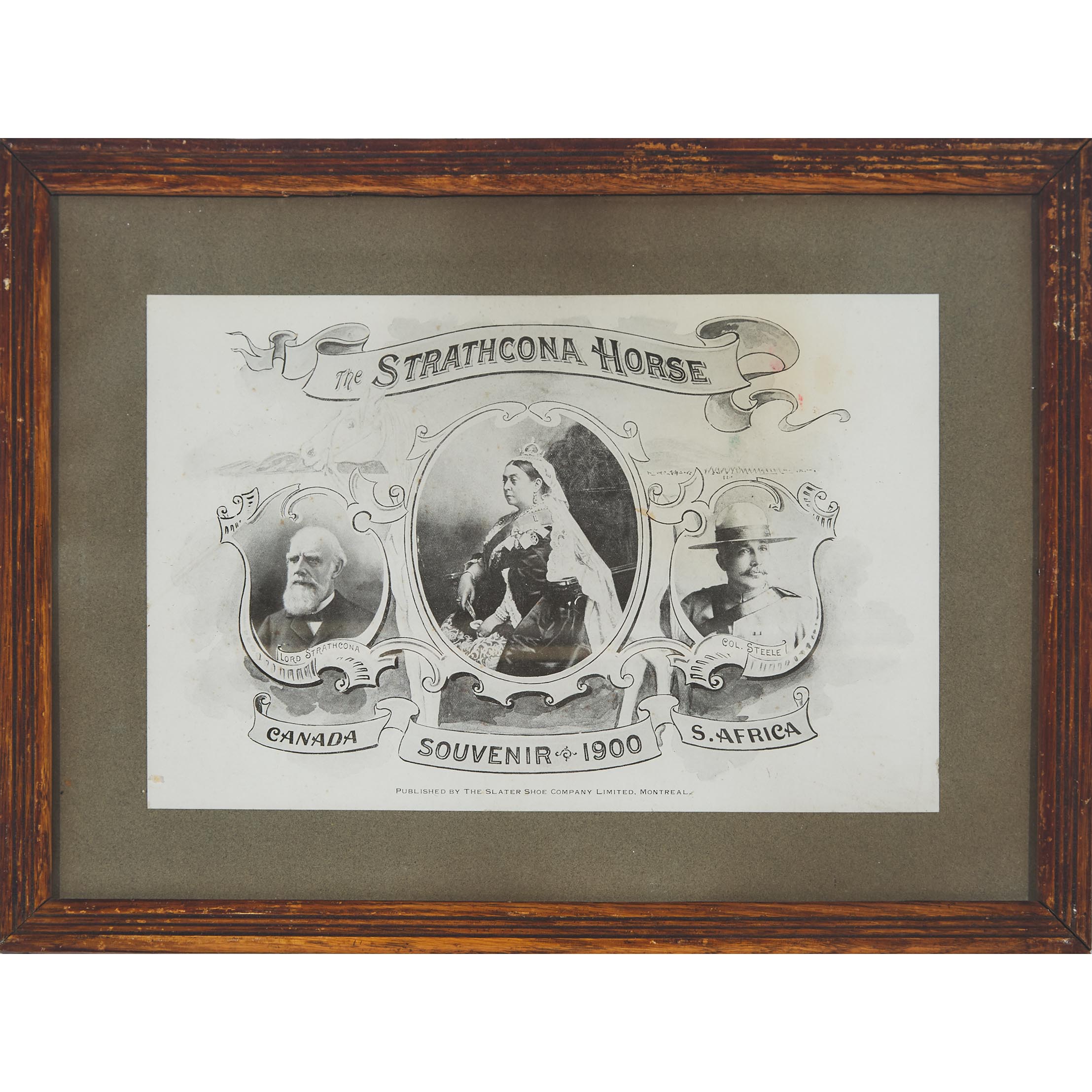Strathcona Horse Souvenir Label, 1900