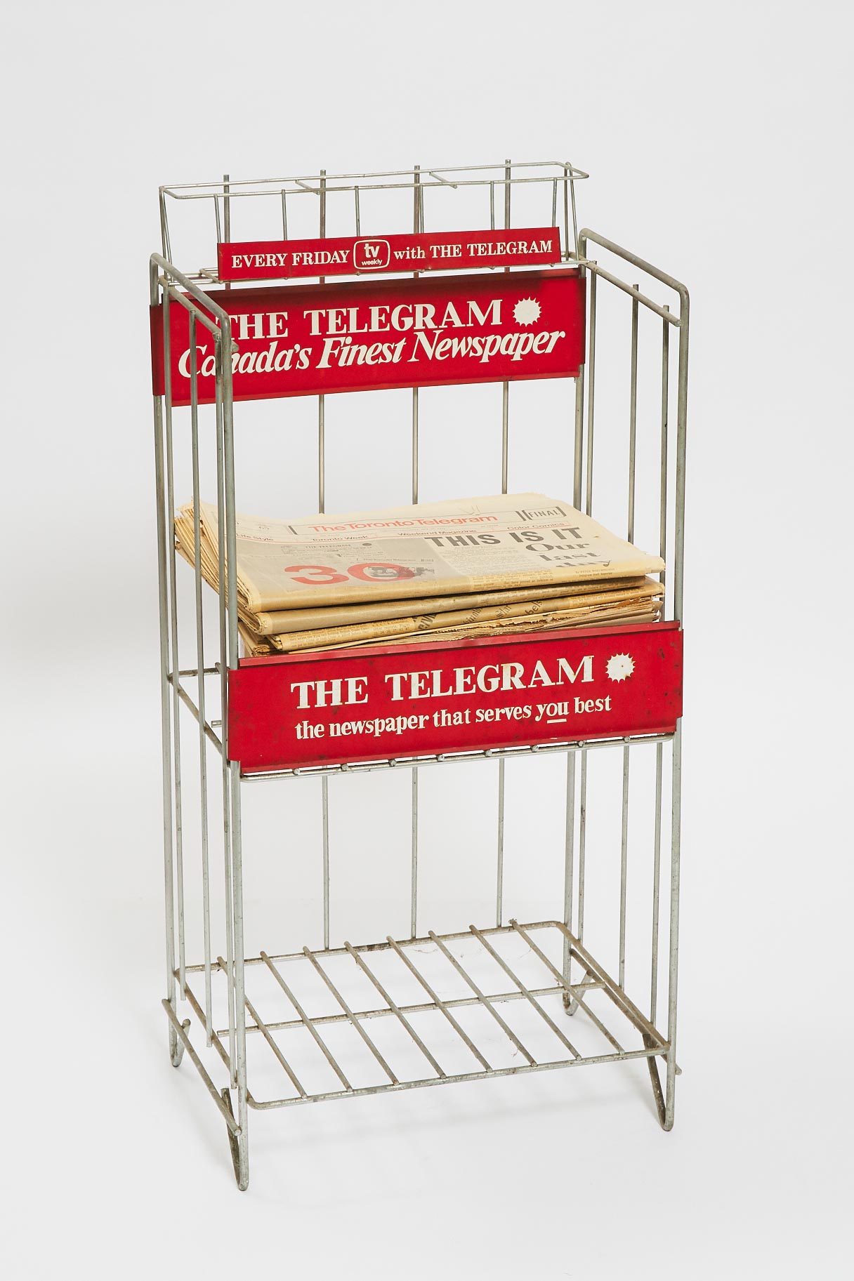 The Toronto Telegram Newspaper Stand, c.1965