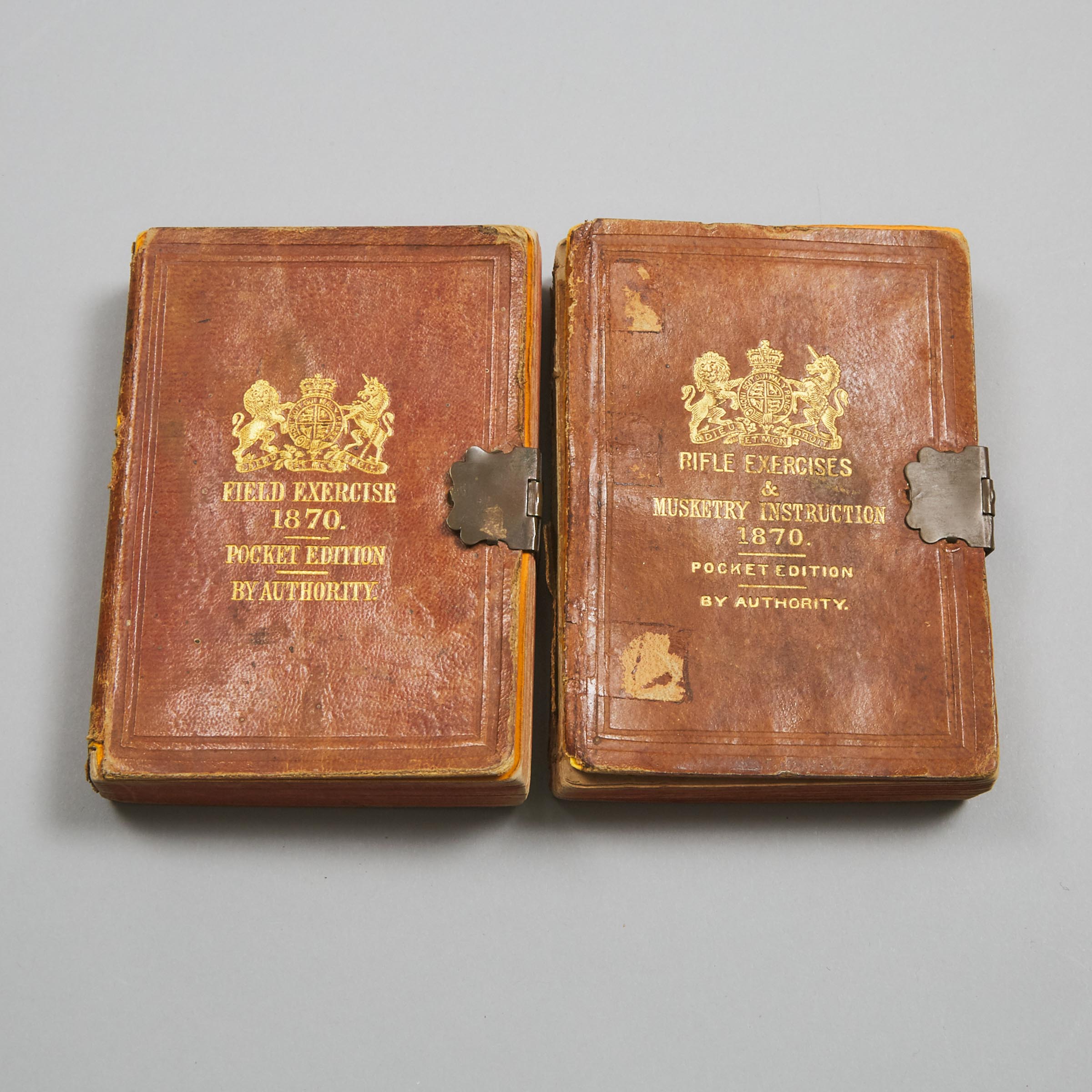Two Victorian Military Pocket Books, 1870
