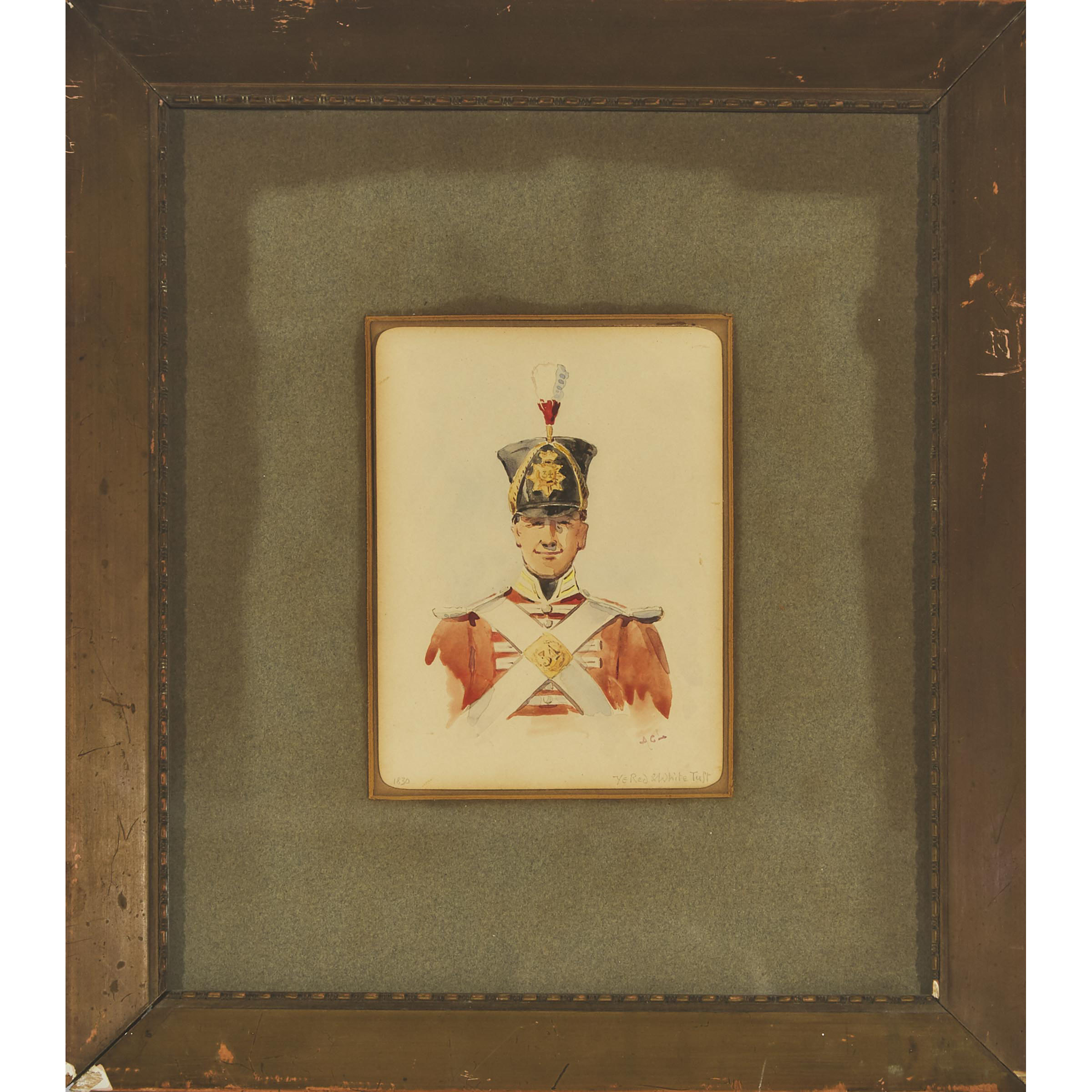 Portrait of an Officer of the 34th Cumberland Regiment of Foot, c.1830