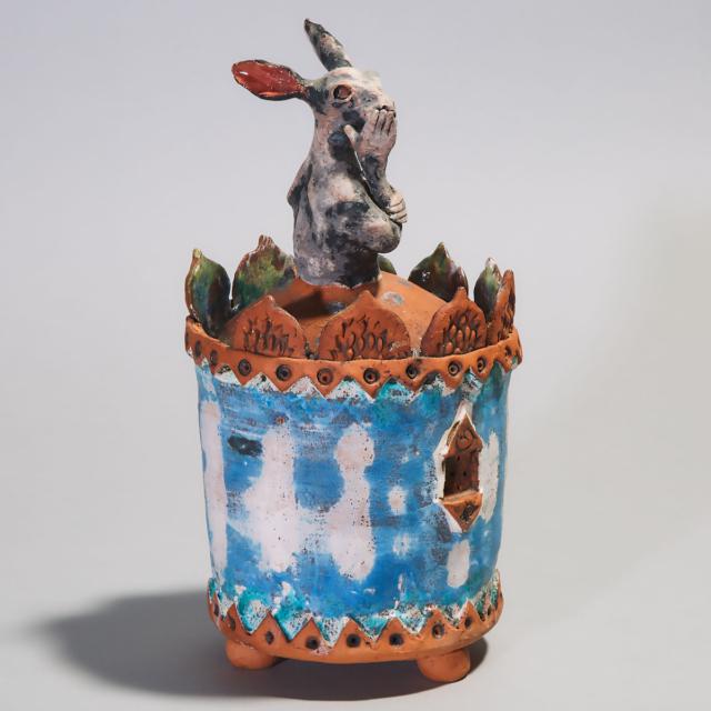 Laurance Simon (French/British, b.1959), Sculptural Jar, c.1997