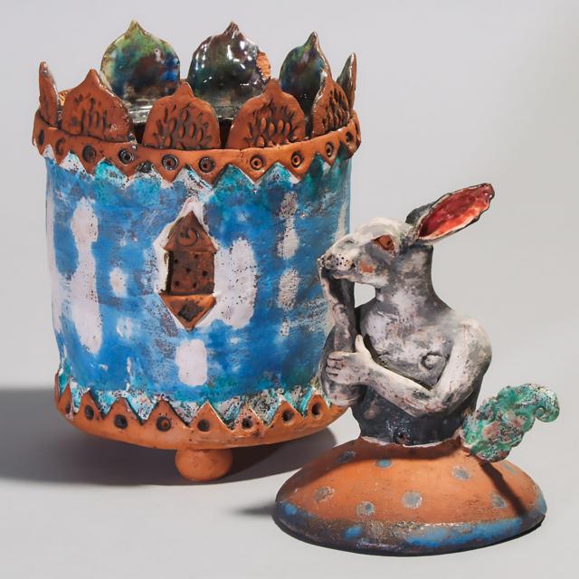 Laurance Simon (French/British, b.1959), Sculptural Jar, c.1997