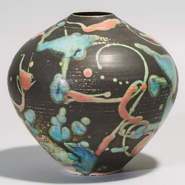 Kayo O'Young (Canadian, b.1950), 'Rainforest' Vase, 1993