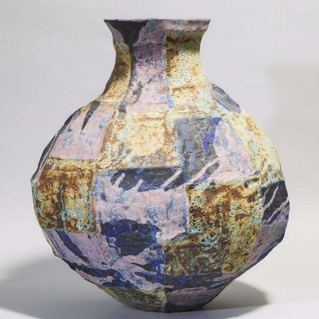 Julian King Salter (Welsh, b.1954), Massive Stoneware Vase, c.1998