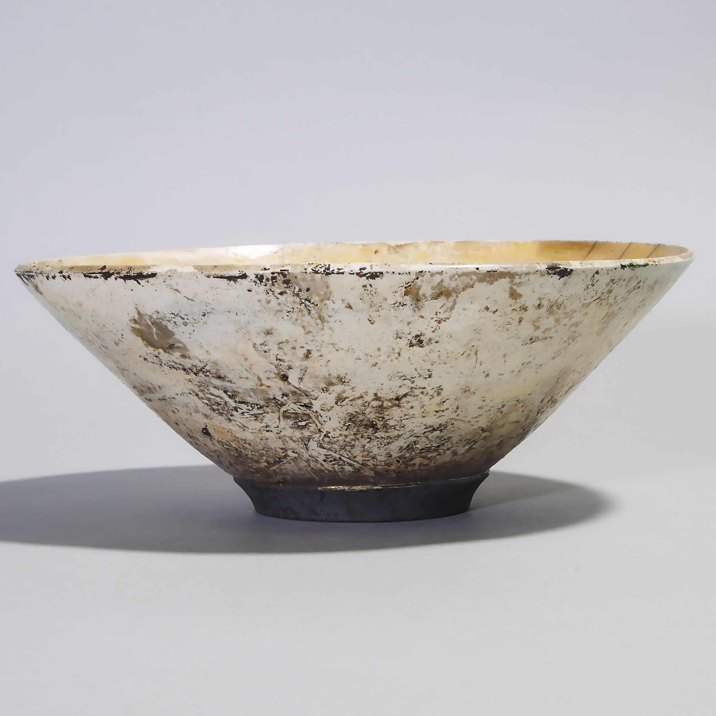 Susan Wintrop (Canadian, b.1953), Gold Glazed Raku Bowl, c.1995