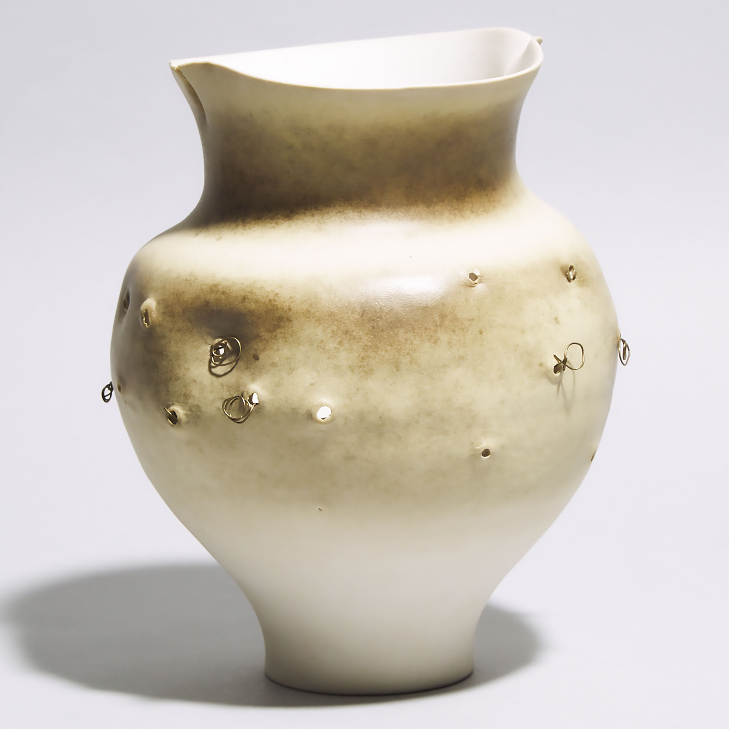 Monique Giard (Canadian), Porcelain 'Growing' Vase, 1993