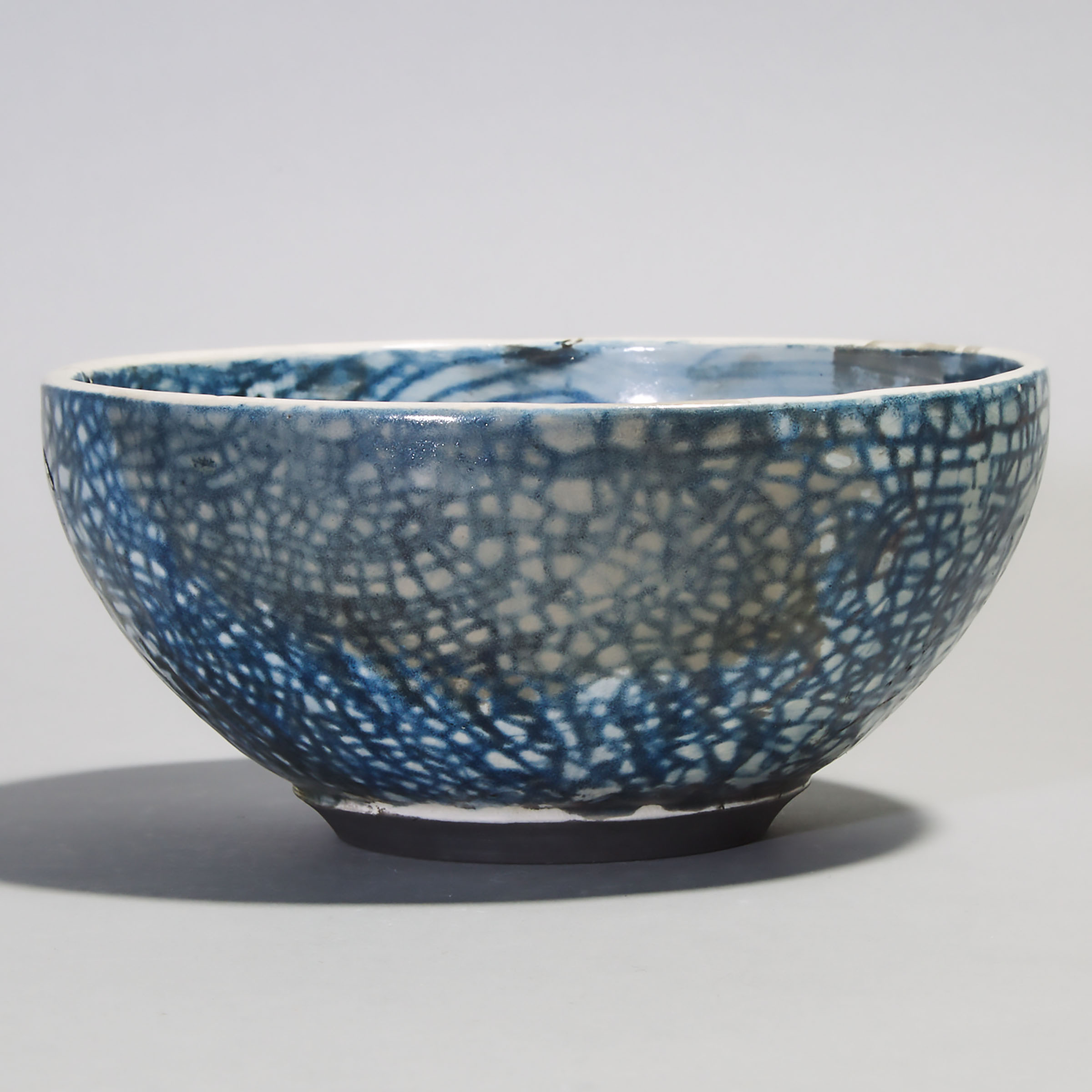 Susan Wintrop (Canadian, b.1953), Blue Crackle Glazed Bowl, c.1995