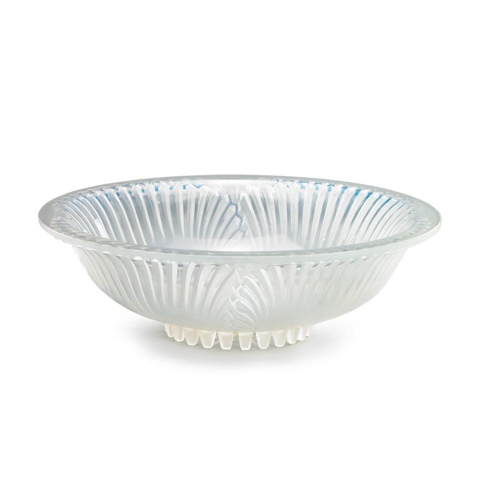 ‘Montigny’, Lalique Opalescent Glass Bowl, 1930’s