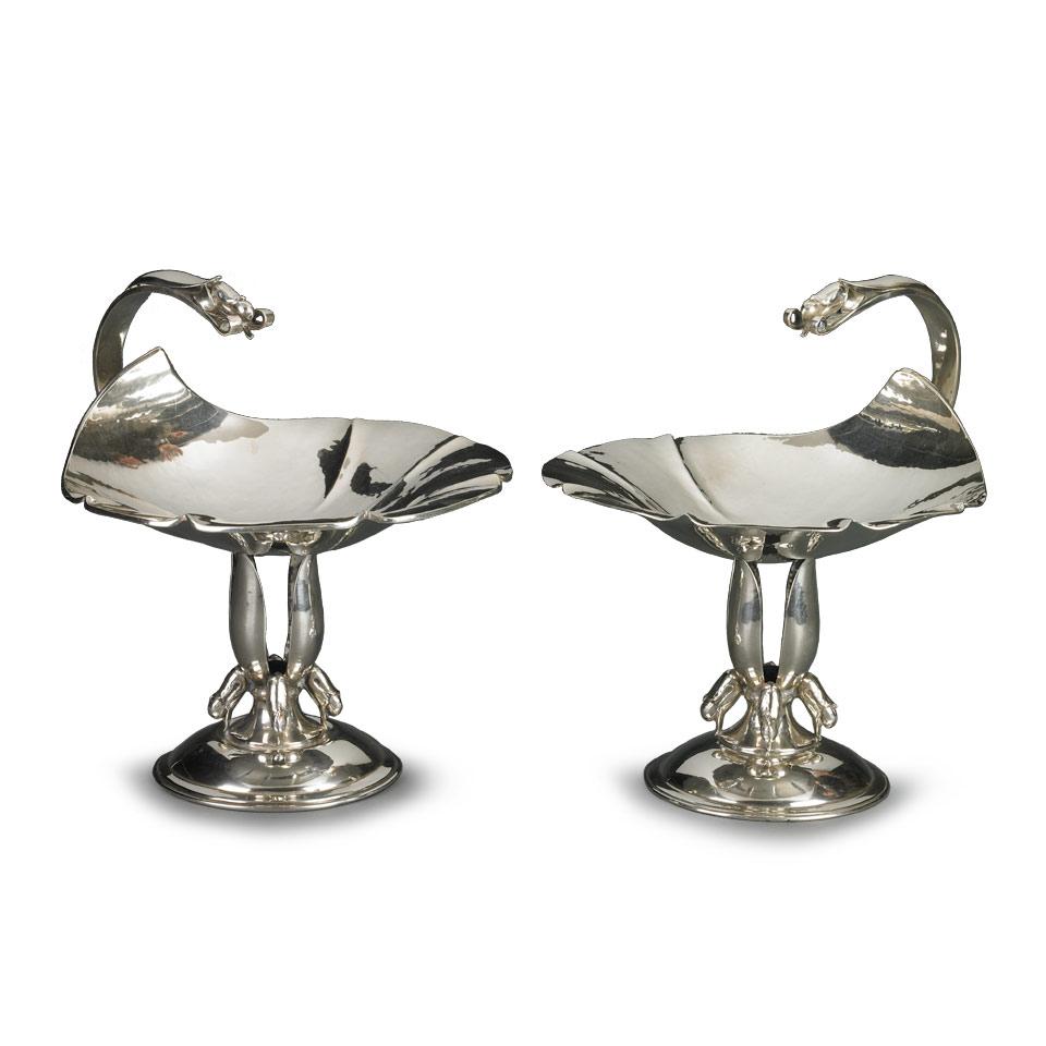 Pair  of Canadian Silver Comports, Poul Petersen, Montreal, Que., c.1935-53