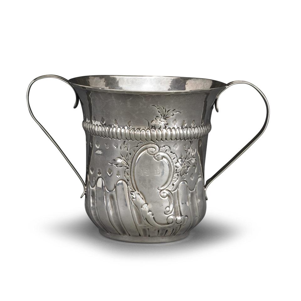 George III Silver Caudle Cup, James Sutton & James Bult, London, 1768