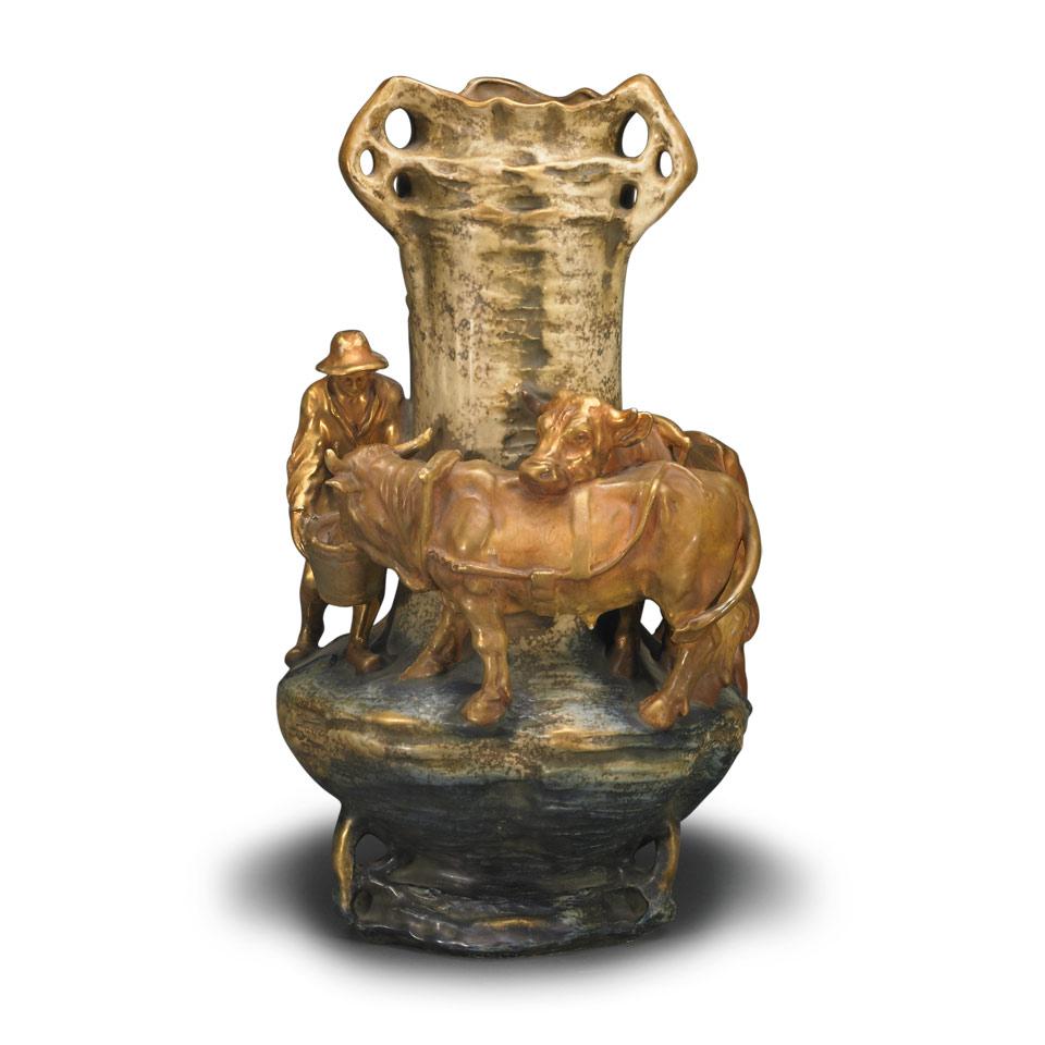 Amphora Figural Vase, c.1900