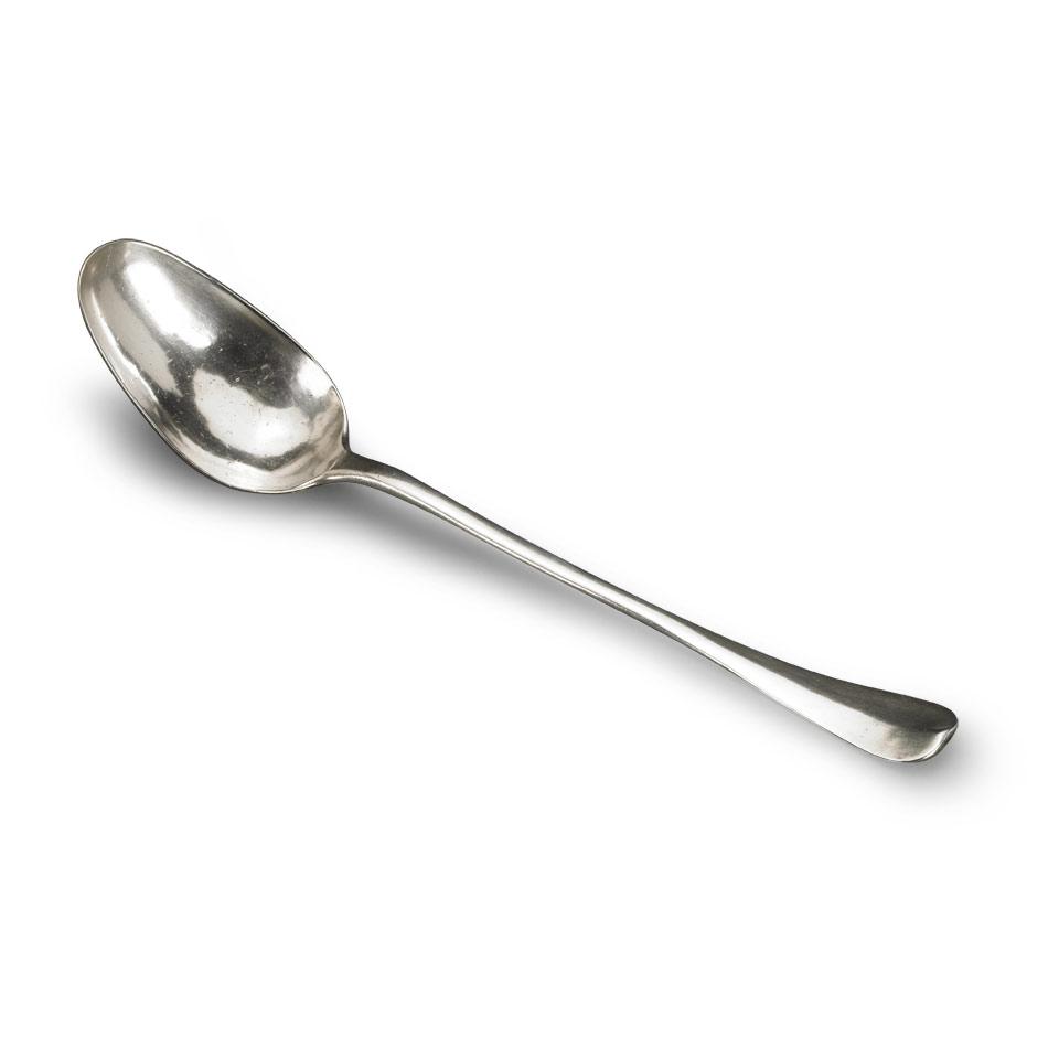 German Silver Ragout Spoon, Augsburg, 1741-43