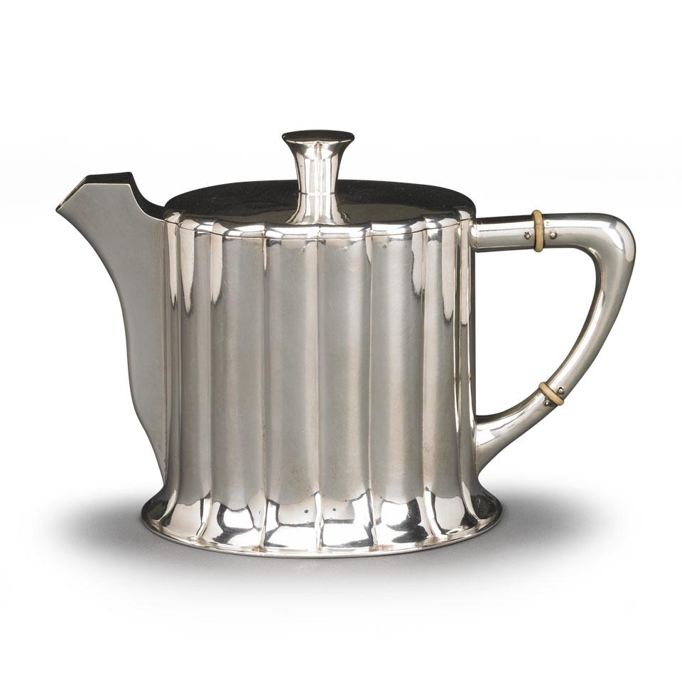 Czechoslovakian Silver Teapot, 1920’s