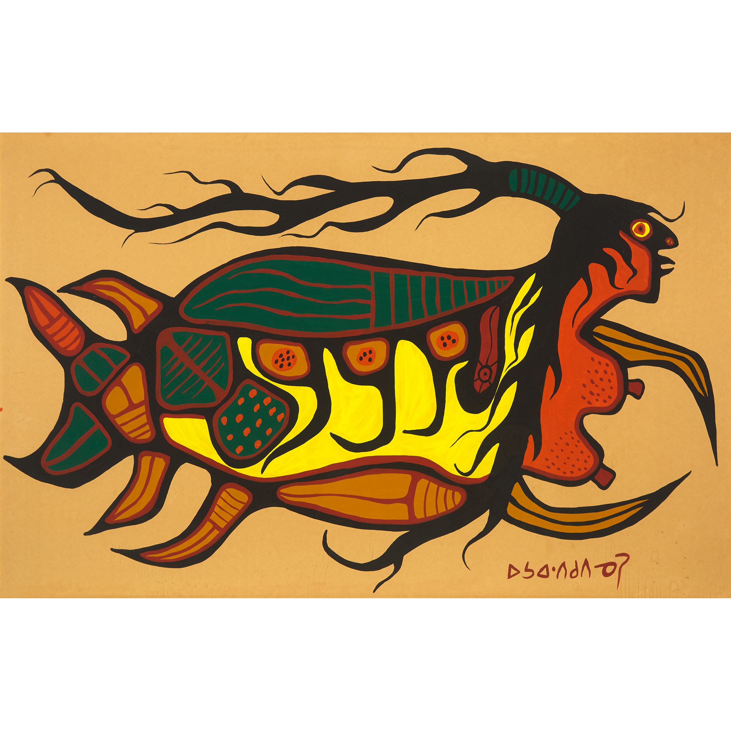 NORVAL H. MORRISSEAU, R.C.A. Anishinaabe (Ojibwe)