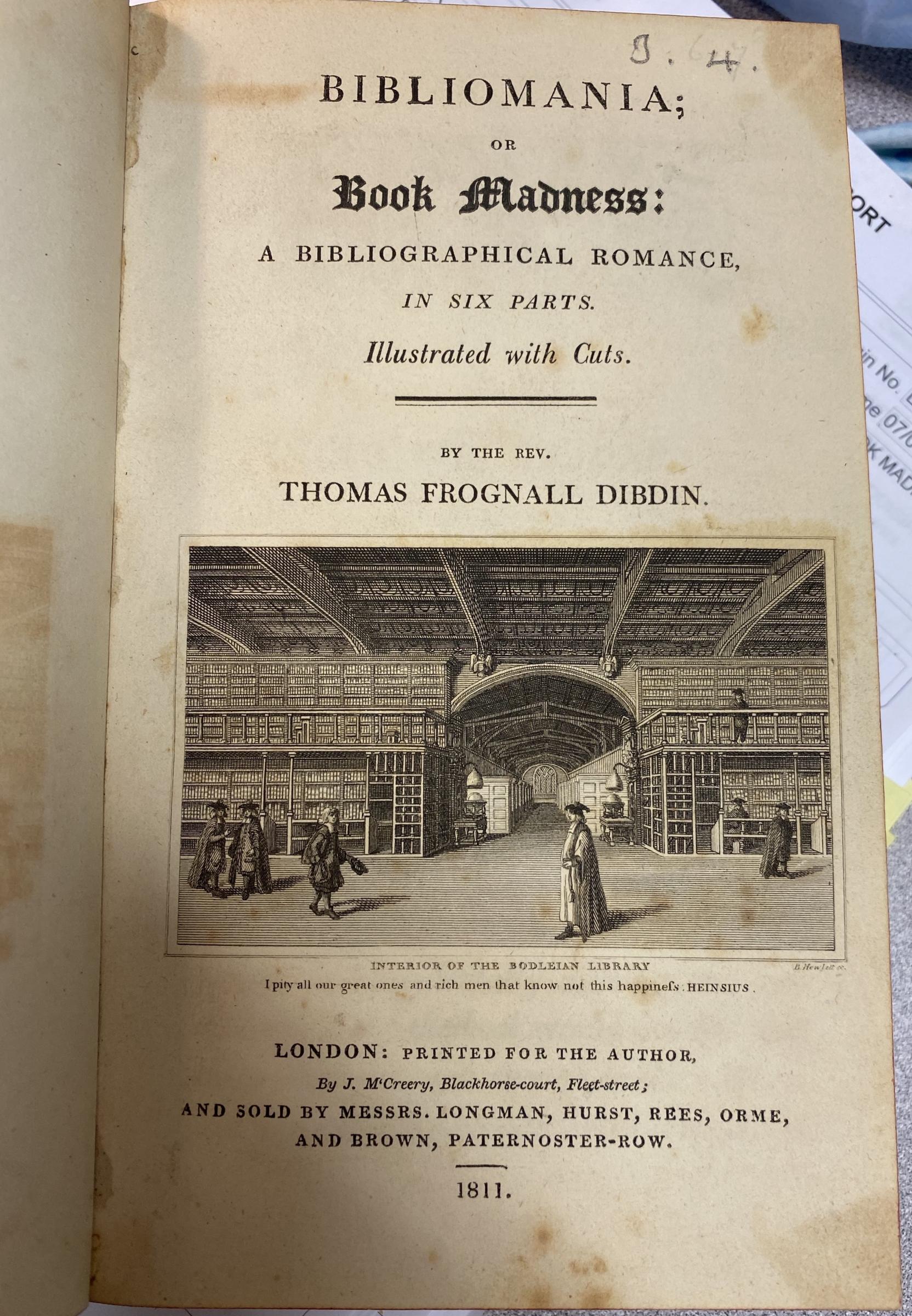 Thomas Frognall Dibdin (British, 1776-1847)