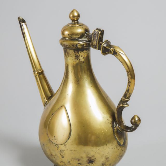 Mughal North Indian Bronze Aftaba (Water Ewer), 18th  century
