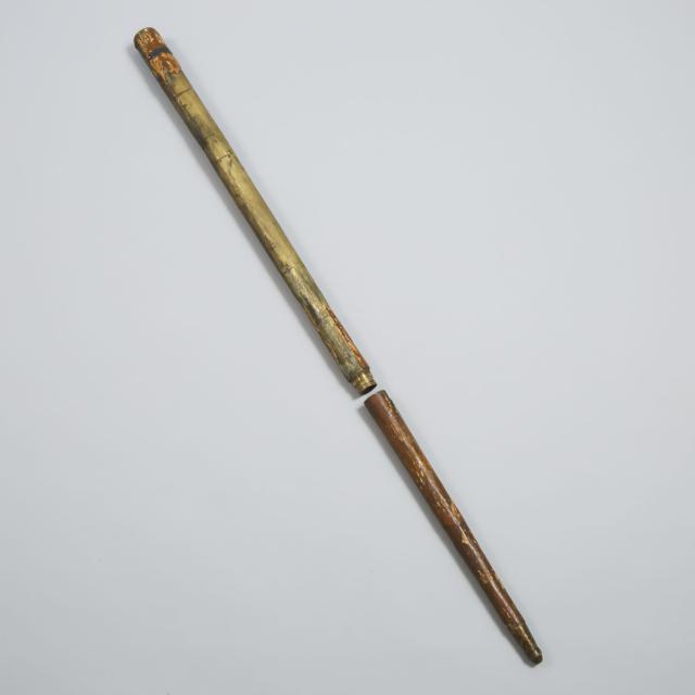 English Telescopic System Cane, 19th/early 20th century
