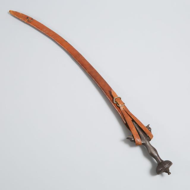 Afghan Steel Pulwar Sword, 19th/early 20th century