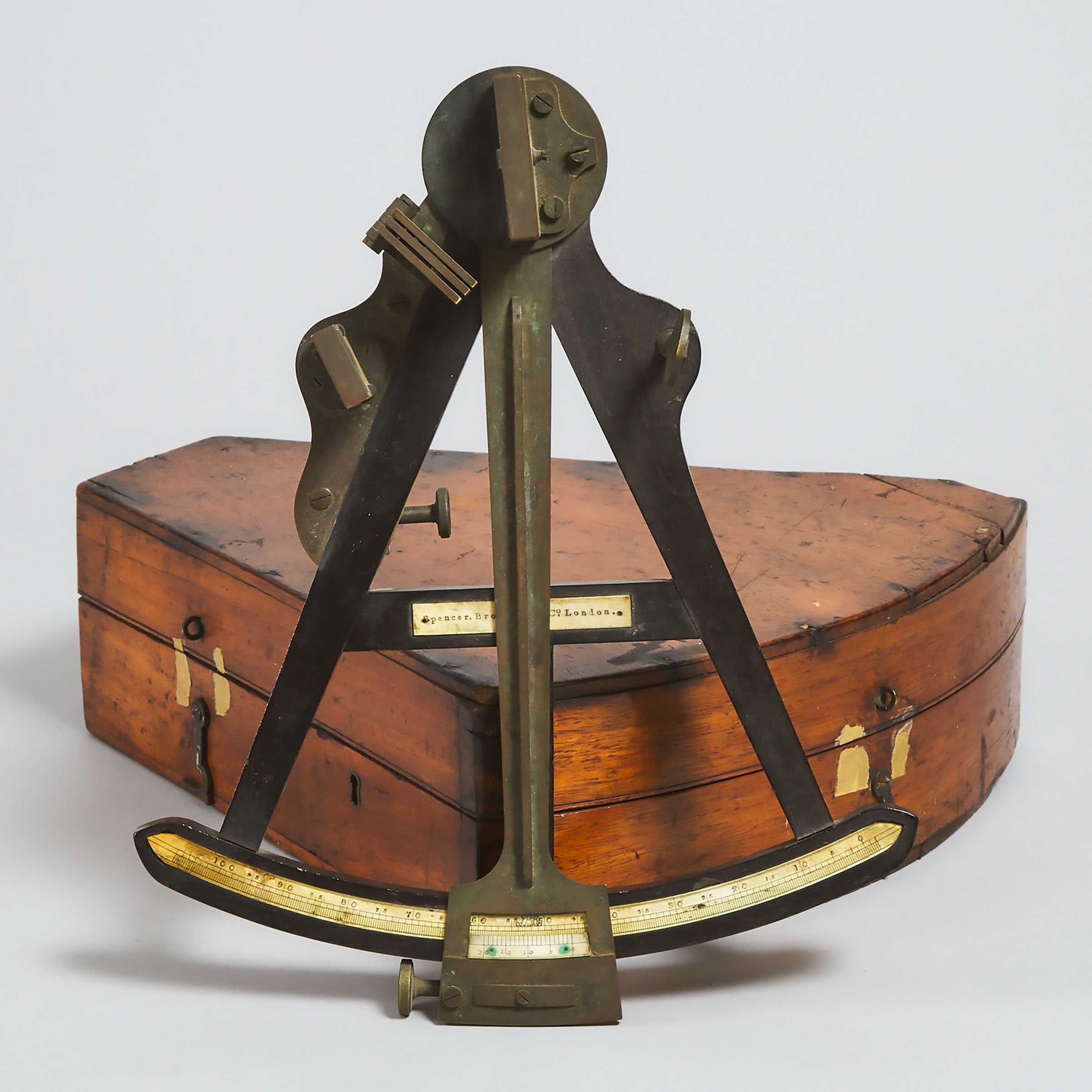 English Octant, Spencer Browning & Co., London, mid 19th century
