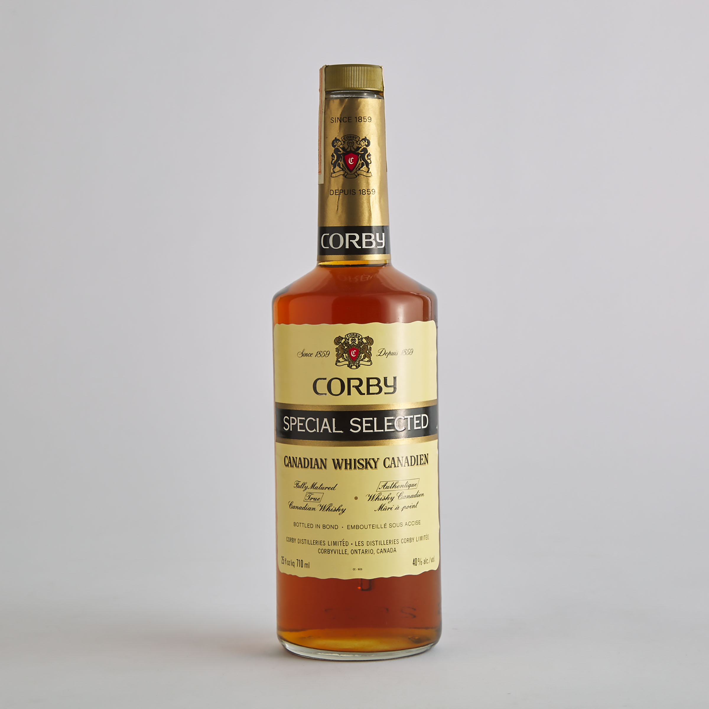 CORBY'S SPECIAL SELECTED CANADIAN WHISKY (ONE 710 ML)