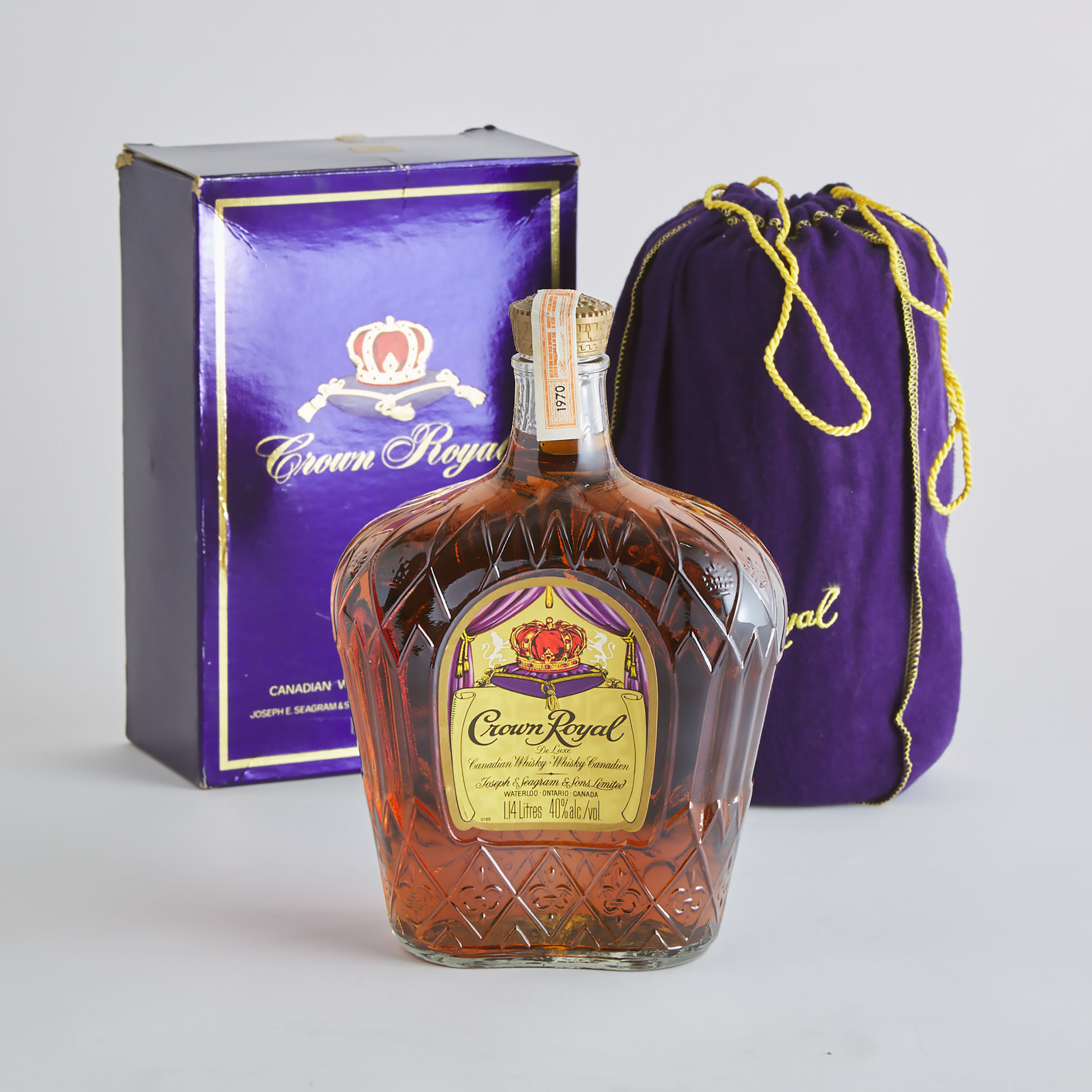 CROWN ROYAL CANADIAN WHISKY (ONE 1.14L)