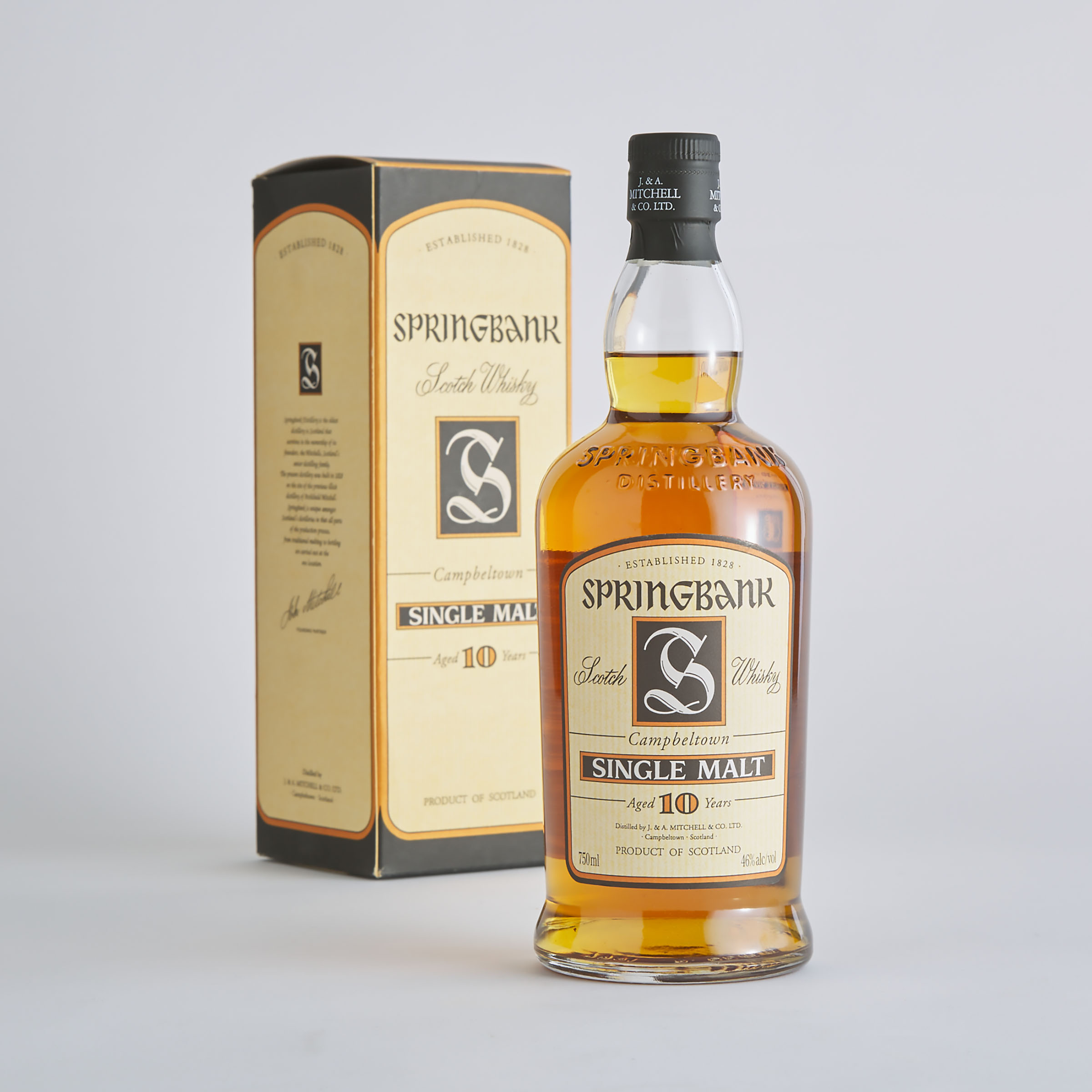 SPRINGBANK SINGLE MALT SCOTCH WHISKY 10 YEARS (ONE 750 ML)