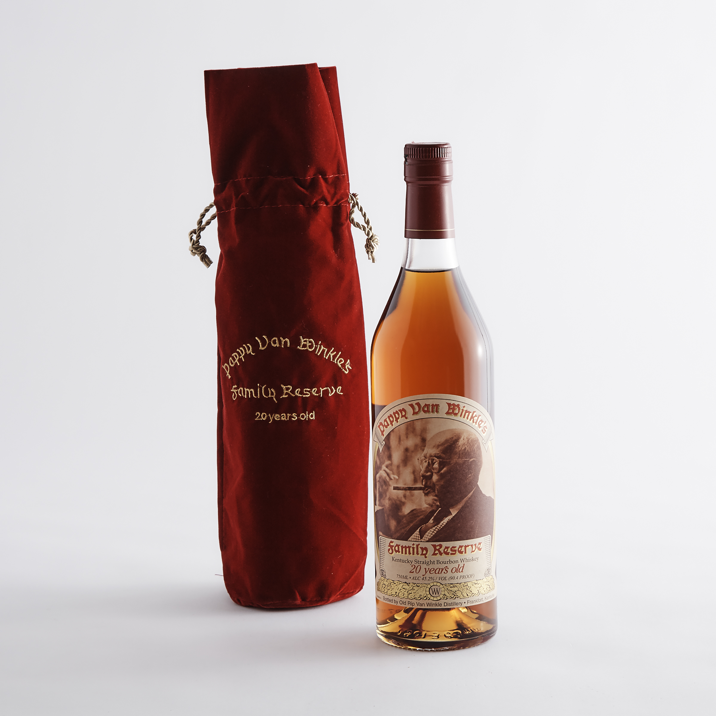 PAPPY VAN WINKLE FAMILY RESERVE KENTUCKY STRAIGHT BOURBON WHISKEY 20 YEARS (ONE 750 ML)