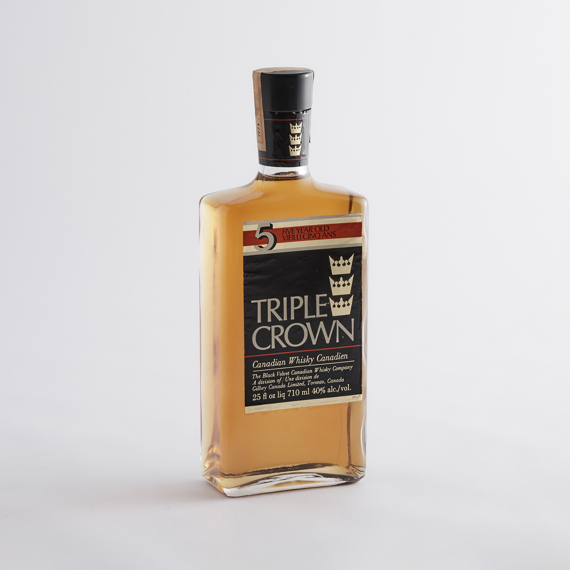 TRIPLE CROWN CANADIAN WHISKY 5 YEARS (ONE 710 ML)