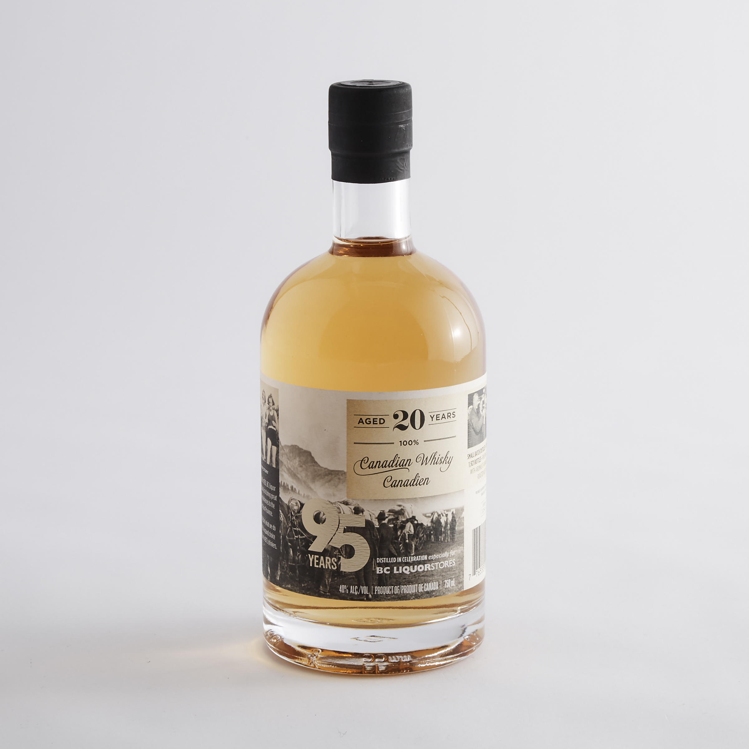 BC LIQUOR STORES CANADIAN WHISKY 20 YEARS (ONE 750 ML)