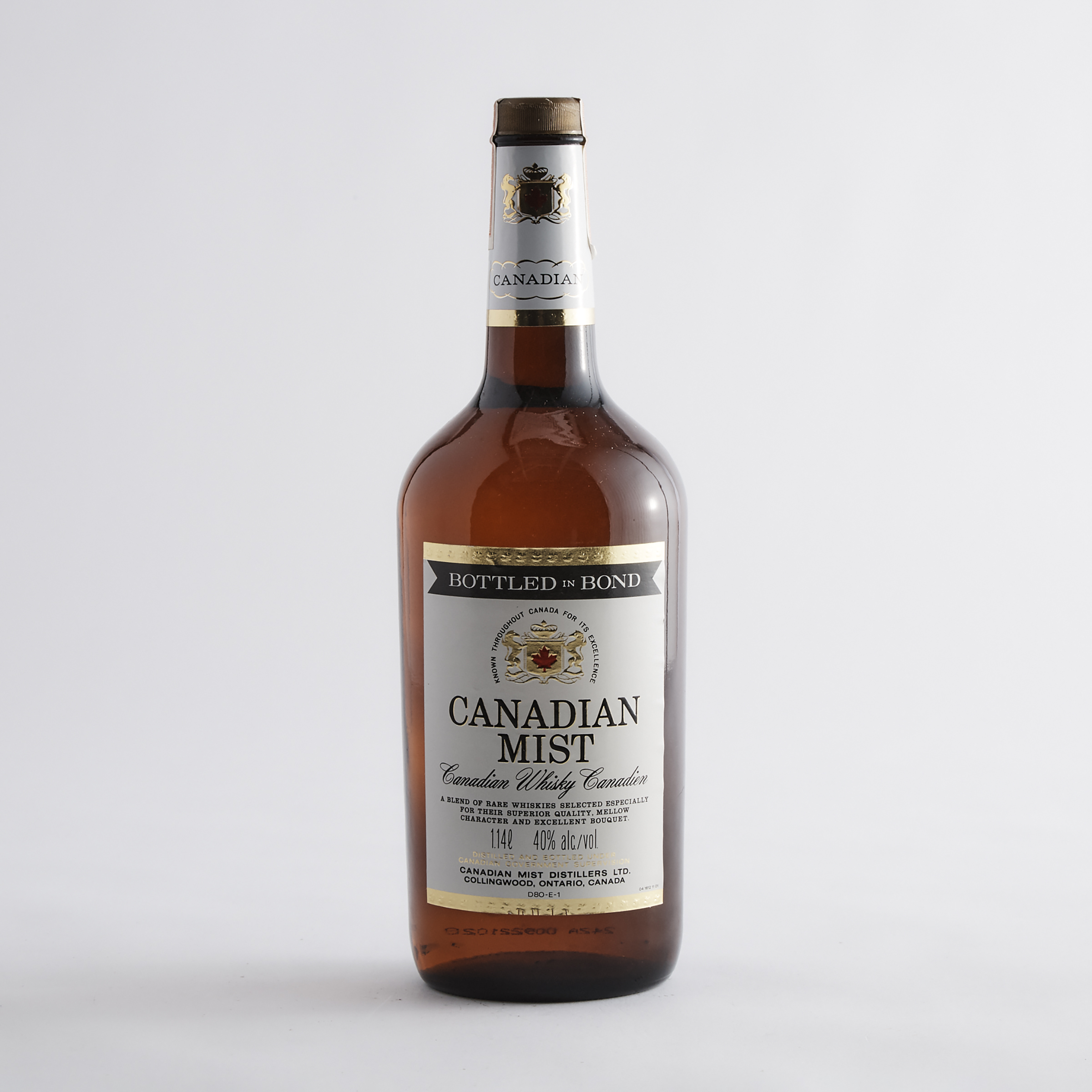 CANADIAN MIST CANADIAN WHISKY (ONE 1.14 L)