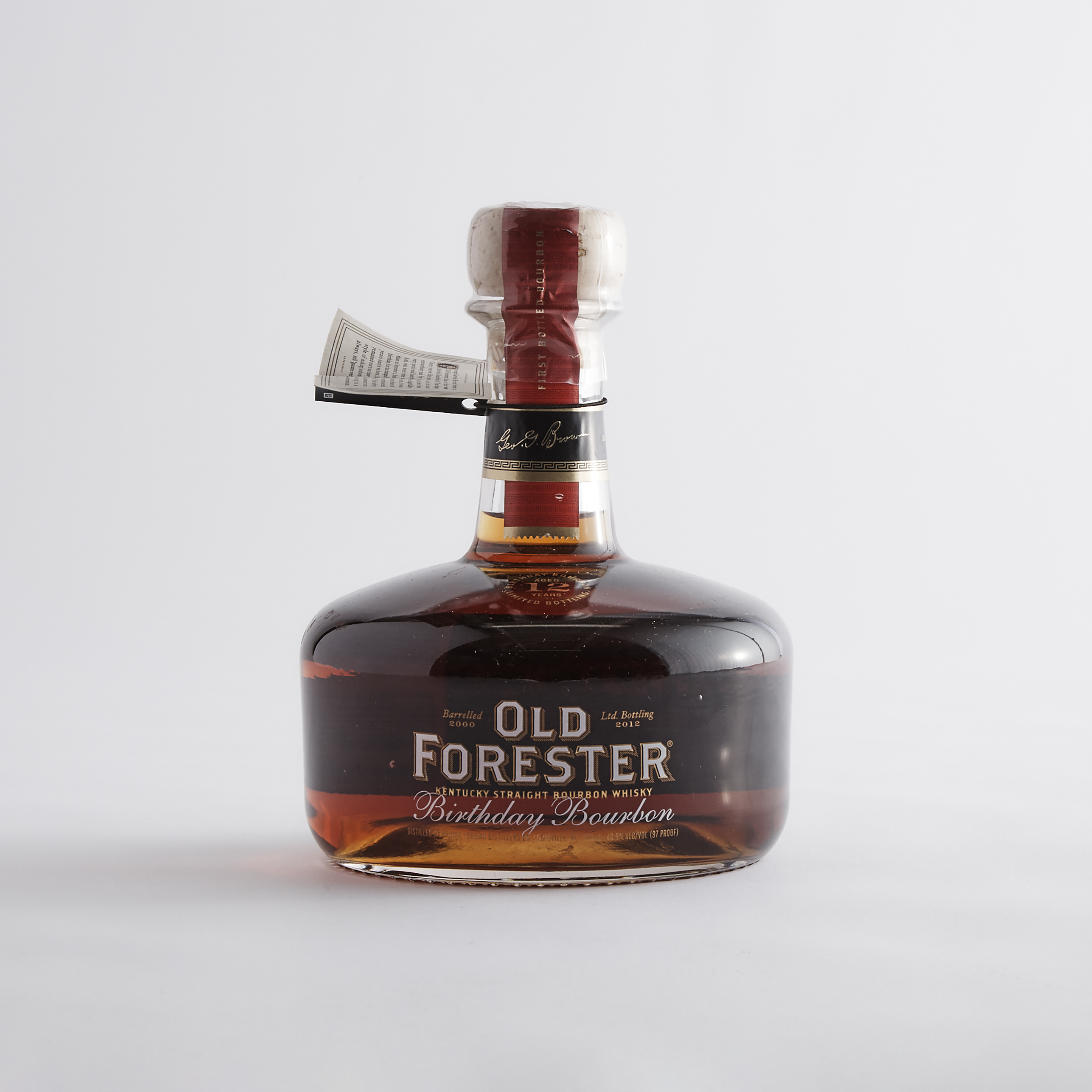 OLD FORESTER KENTUCKY STRAIGHT BOURBON WHISKY 12 YEARS (ONE 750 ML)