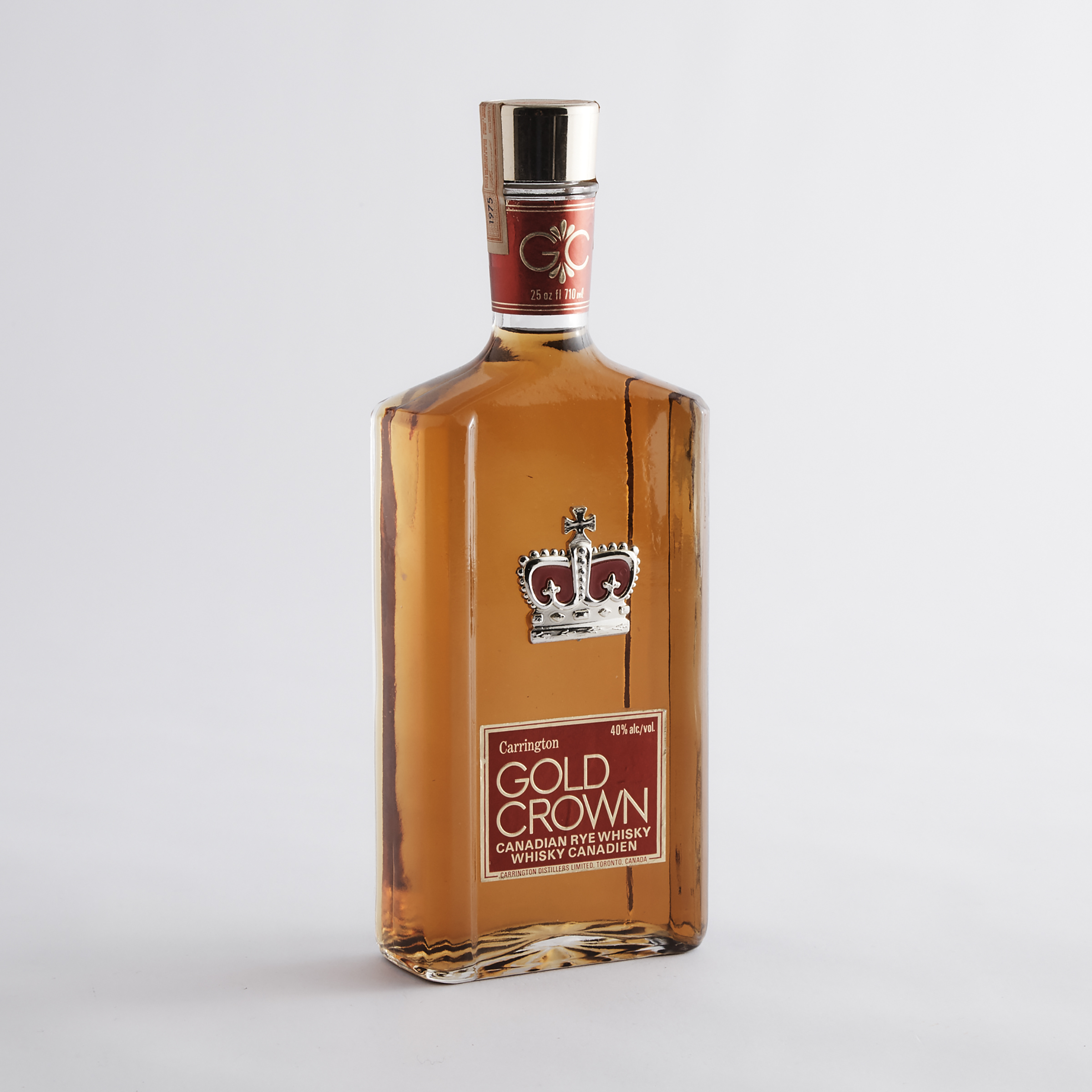CARRINGTON GOLD CROWN CANADIAN RYE WHISKY (ONE 710 ML)