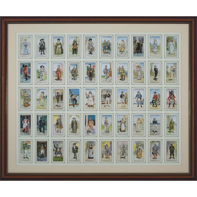 Complete Set of 50 John Player & Sons 'Gilbert and Sullivan' Cigarette Cards, c.1925