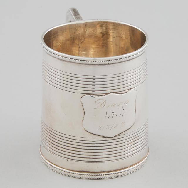George IV Silver Small Mug, George Knight, London, 1822