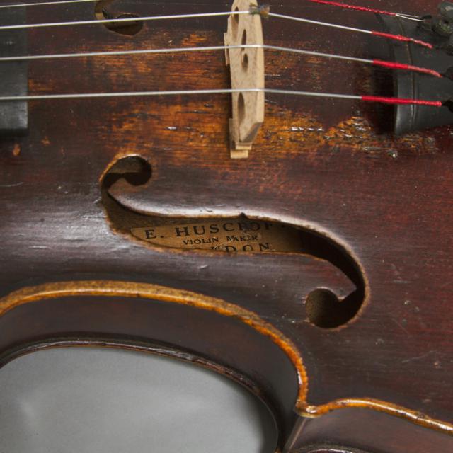 English 4/4 Violin by Edward Huscroft, London, 1935