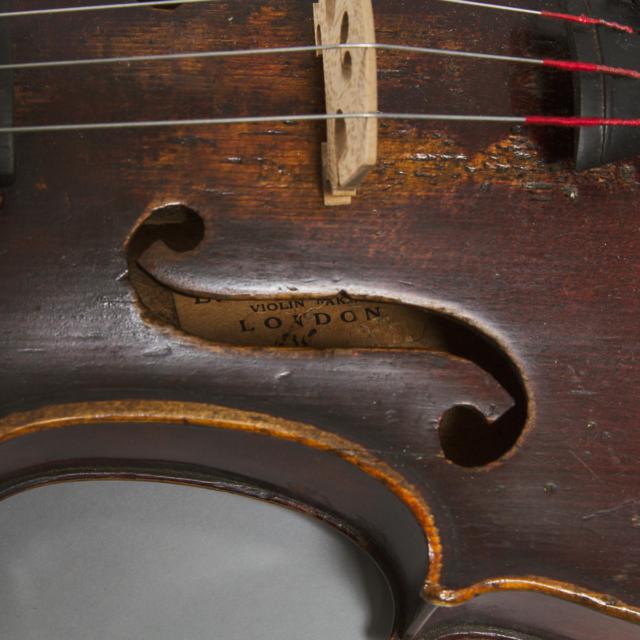 English 4/4 Violin by Edward Huscroft, London, 1935
