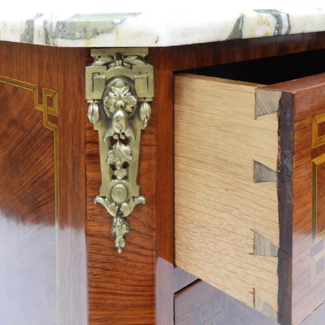 French Ormolu Mounted Parquetry Chiffonière, c.1900