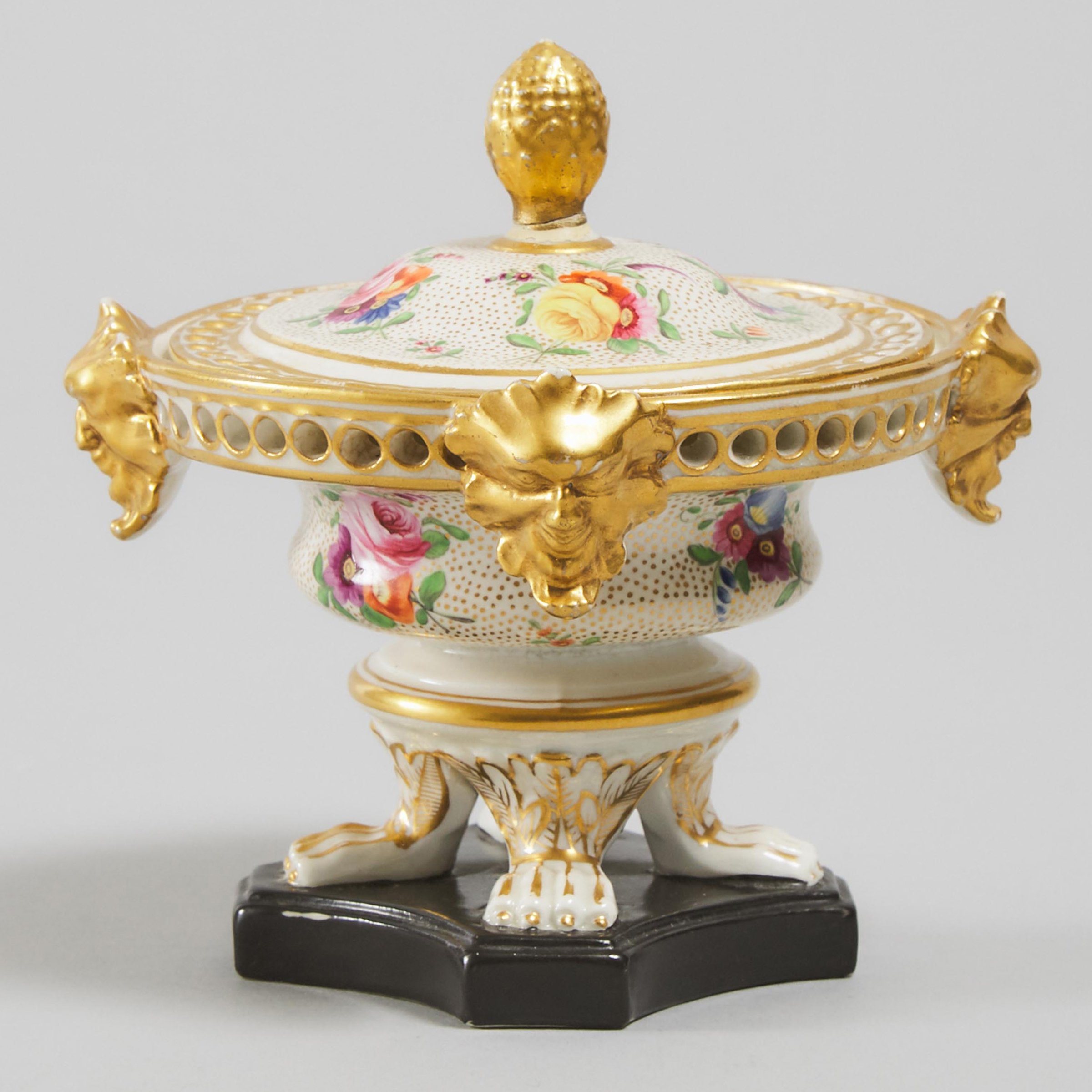 Derby Pastille Burner, early 19th century