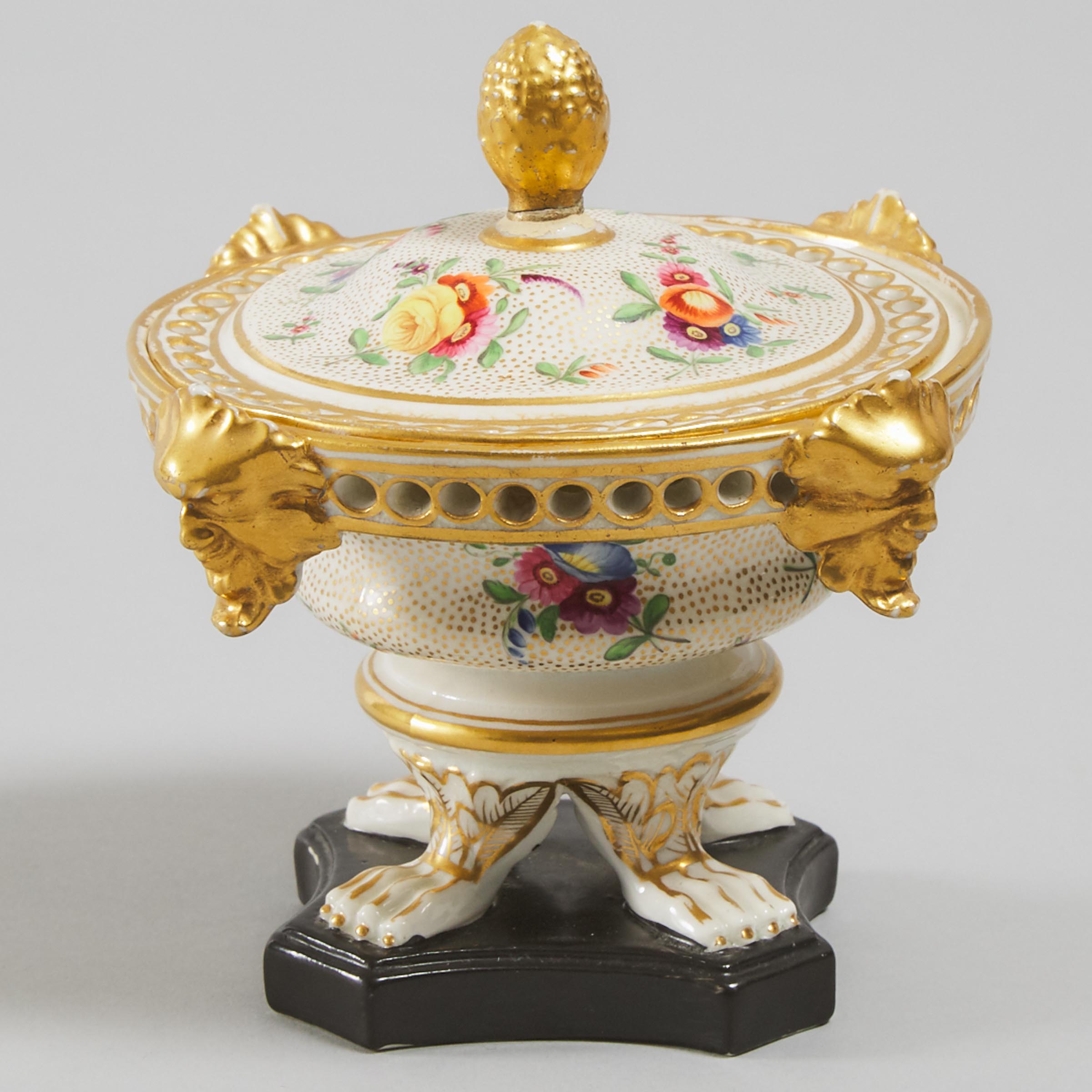Derby Pastille Burner, early 19th century