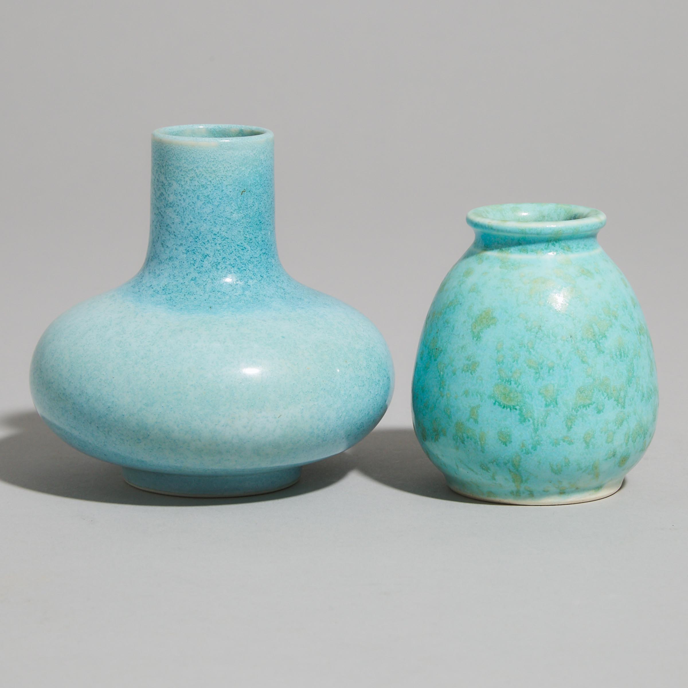Two Small Ruskin Vases, c.1920