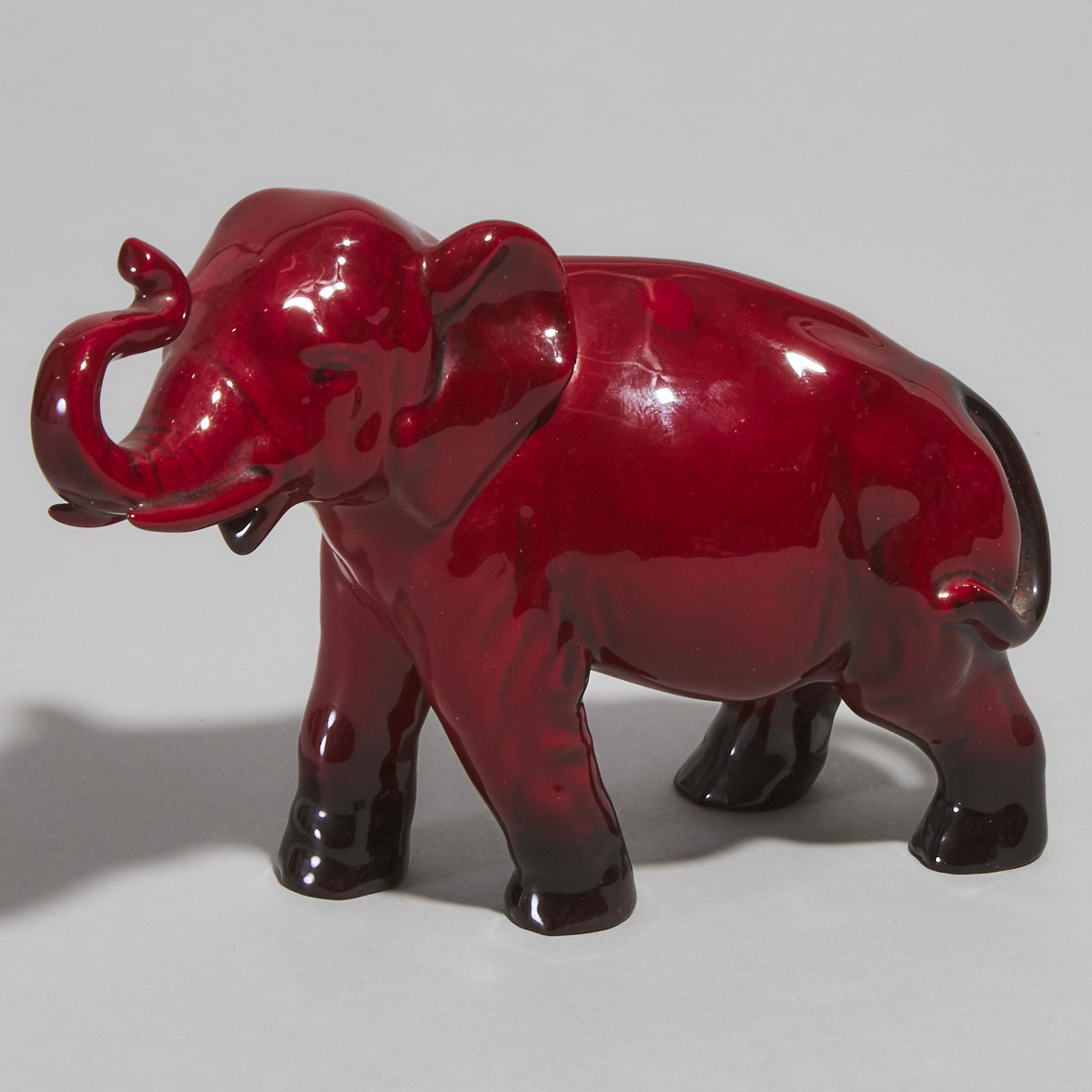 Royal Doulton Flambé Elephant, 20th century