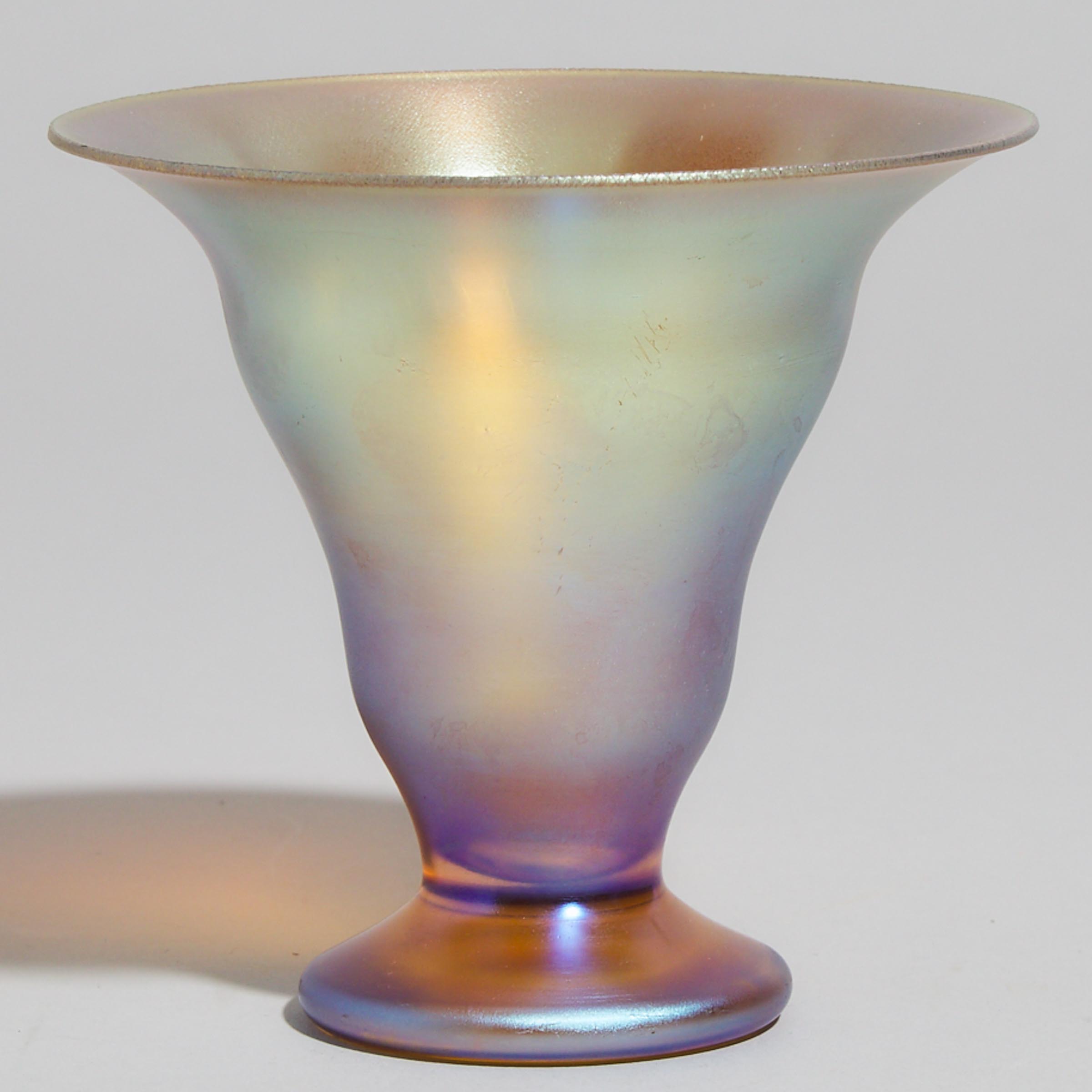 WMF Myra-Kristal Iridescent Glass Vase, c.1930